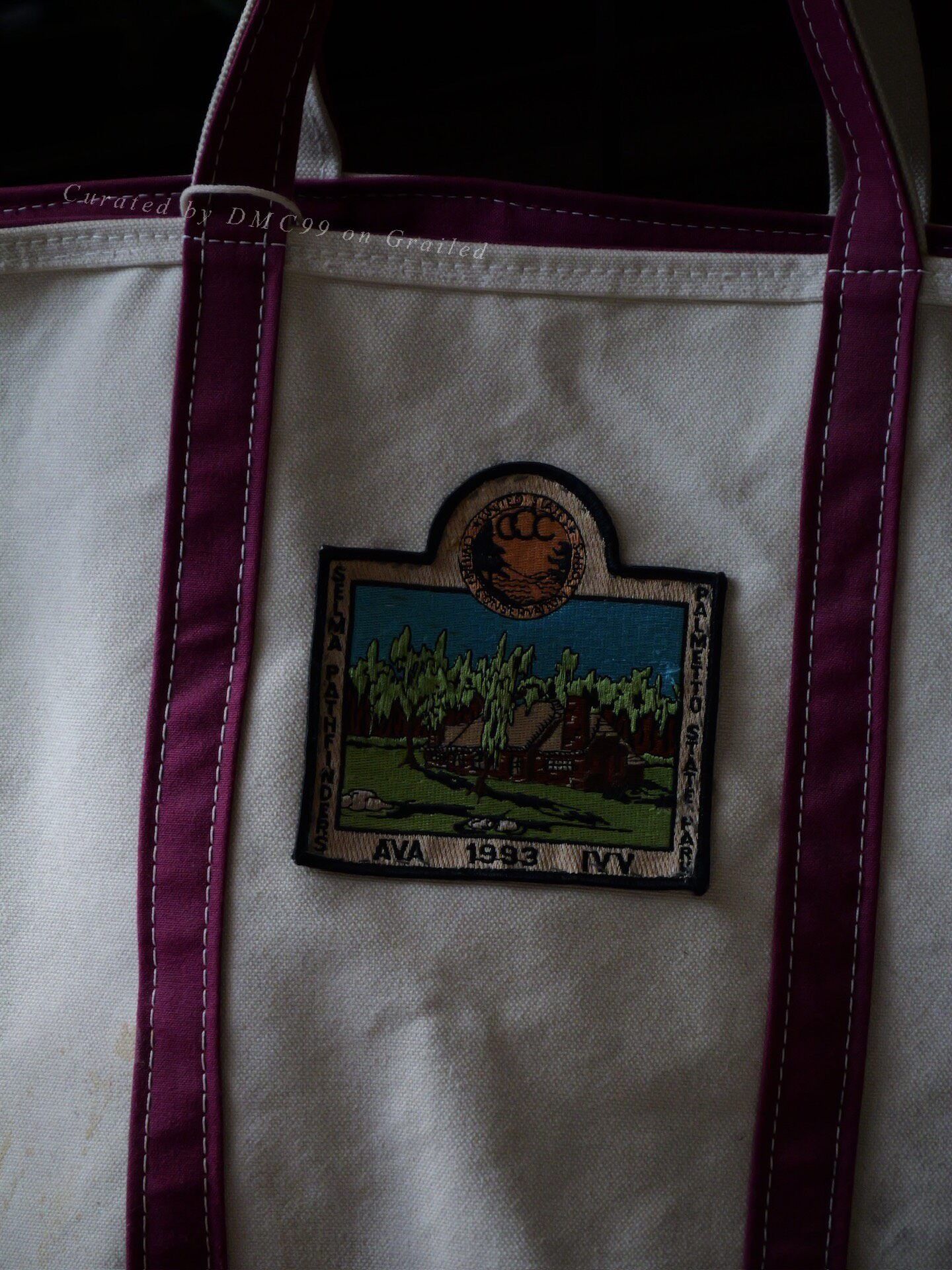 L.L. Bean L.L.Bean 1993 Oversized Canvas Bag Size ONE SIZE - 4 Thumbnail