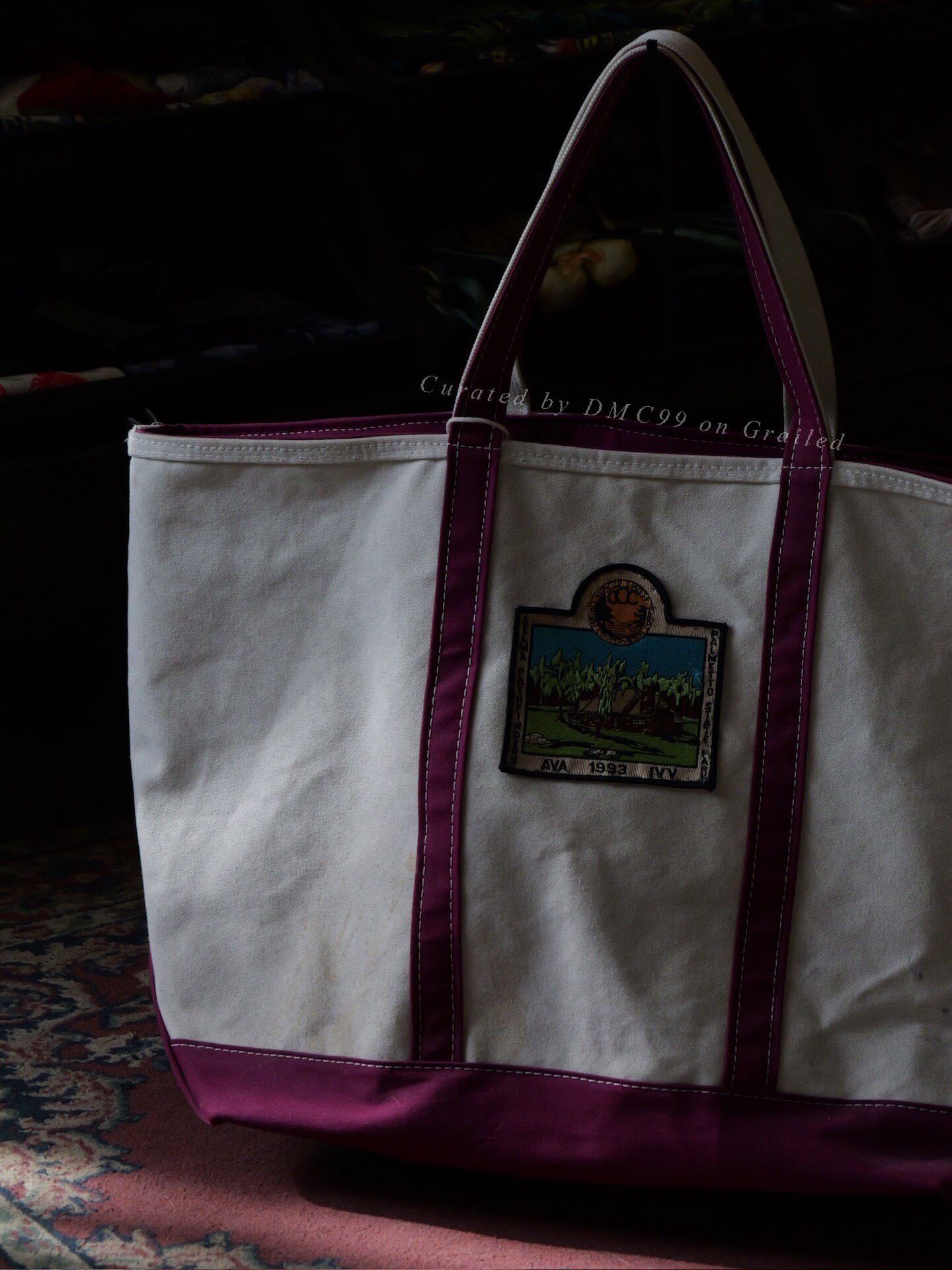 L.L. Bean L.L.Bean 1993 Oversized Canvas Bag Size ONE SIZE - 2 Thumbnail