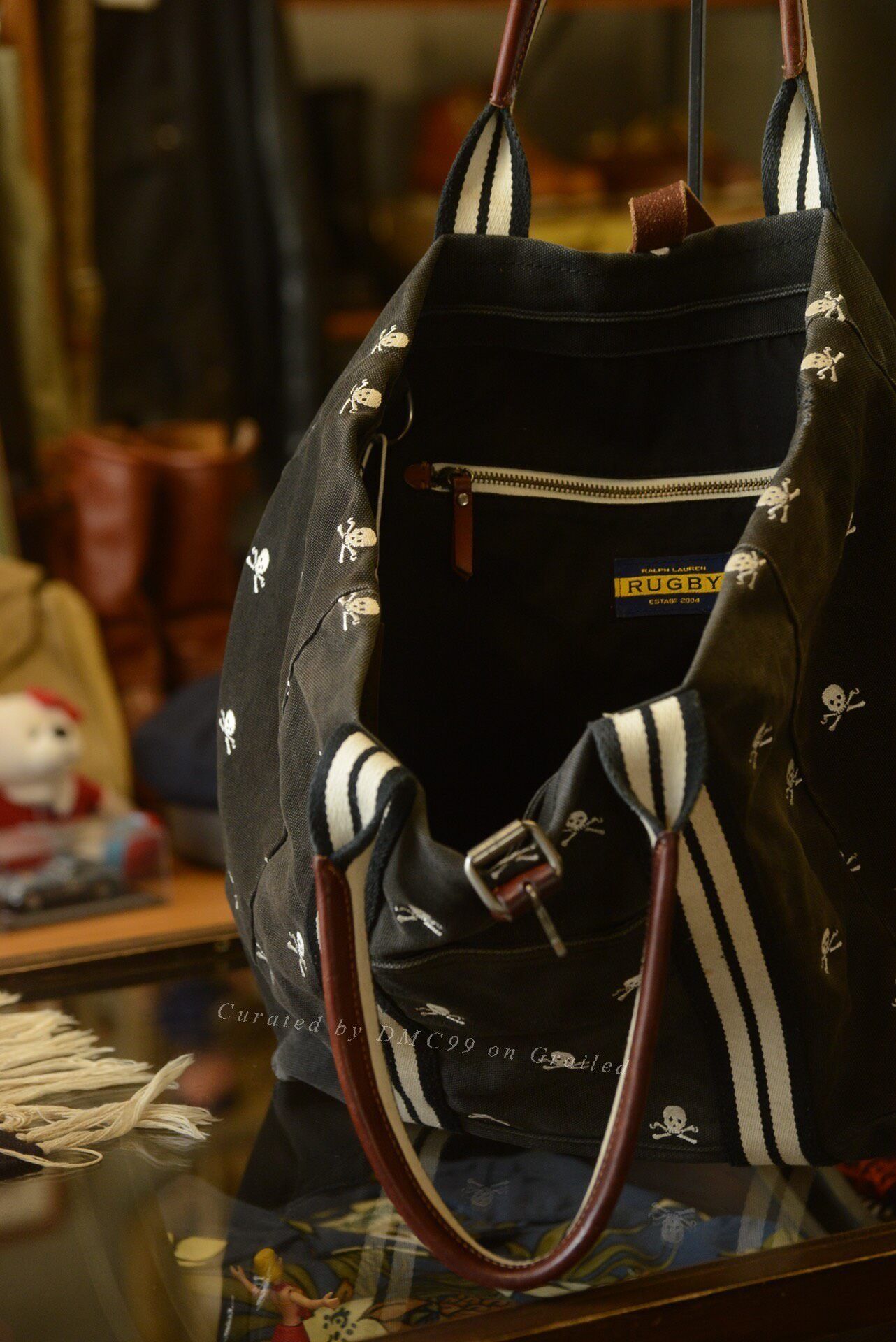 Rugby Ralph Lauren Ralph Lauren Rugby Skull Embroidery Tote Size ONE SIZE - 9 Thumbnail