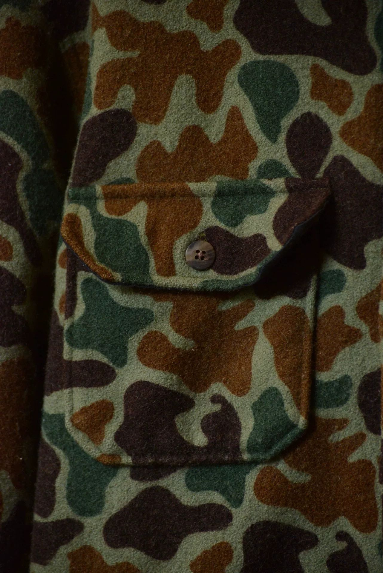Vintage 1980s Woolrich Camo Shirt Jacket Size US M / EU 48-50 / 2 - 7 Thumbnail