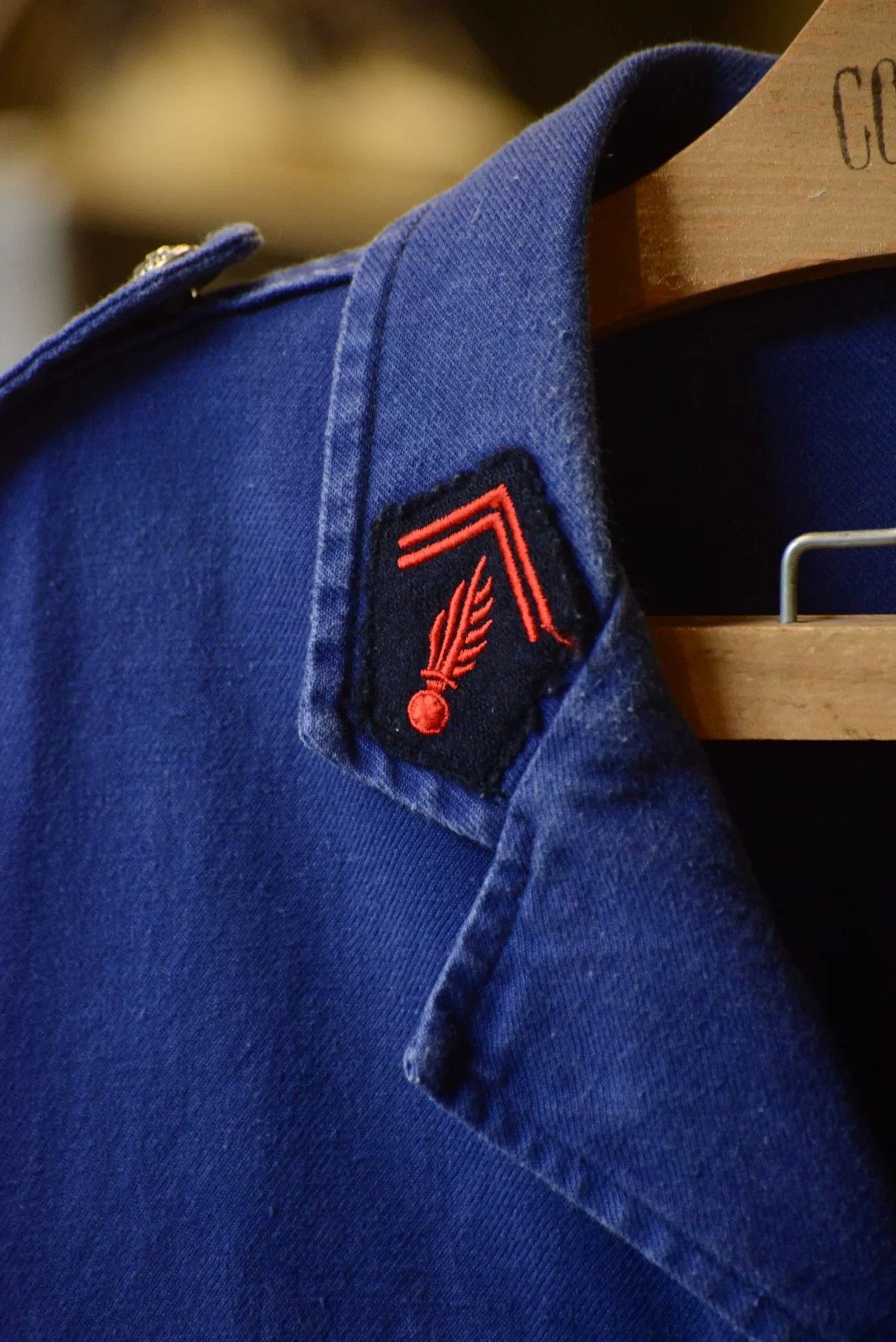 Vintage 1960s French Firefighter Four-Pocket Jacket Size US M / EU 48-50 / 2 - 2 Thumbnail