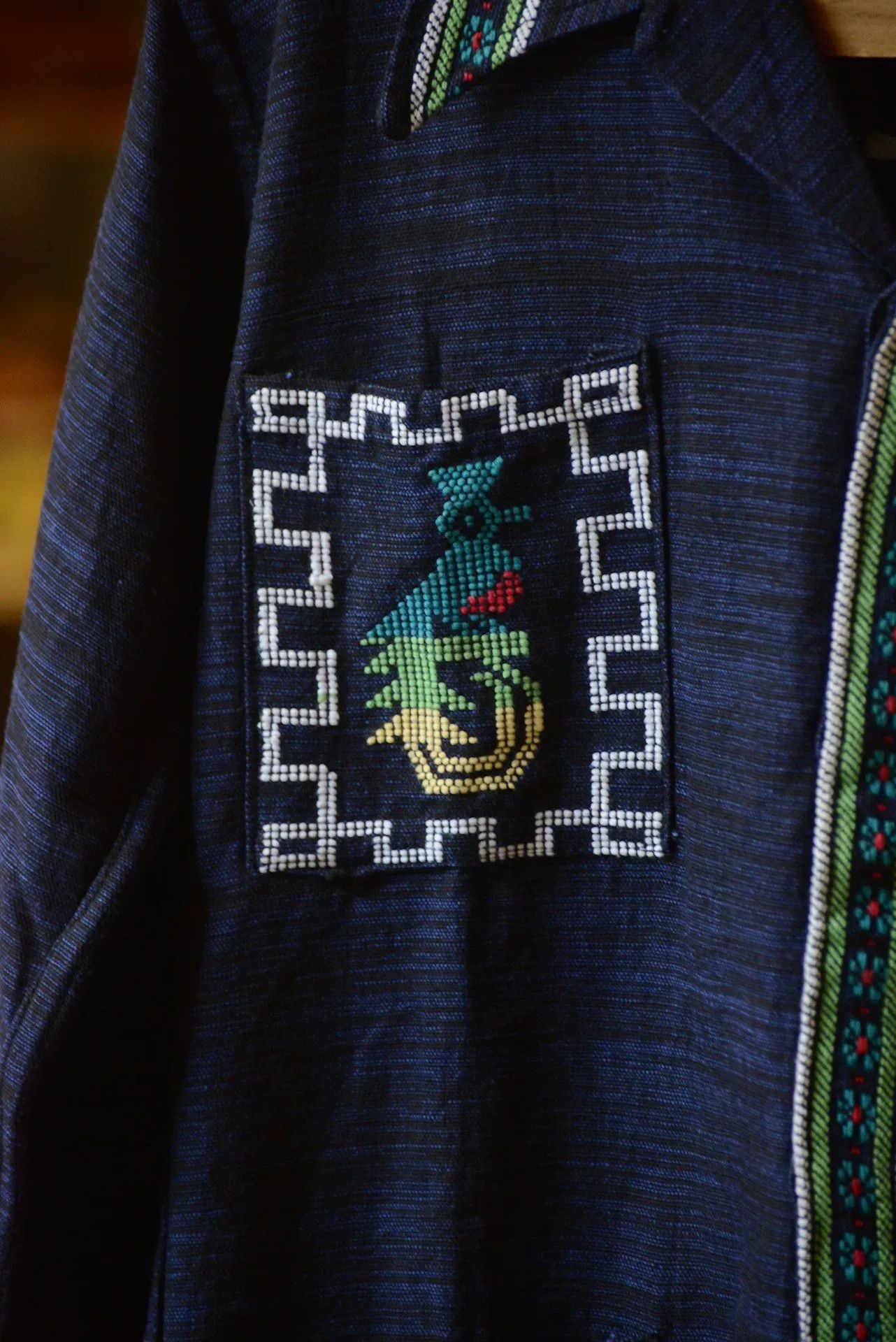Vintage Vintage 1970's Guatemala Embroidered Shirt Size US M / EU 48-50 / 2 - 2 Thumbnail