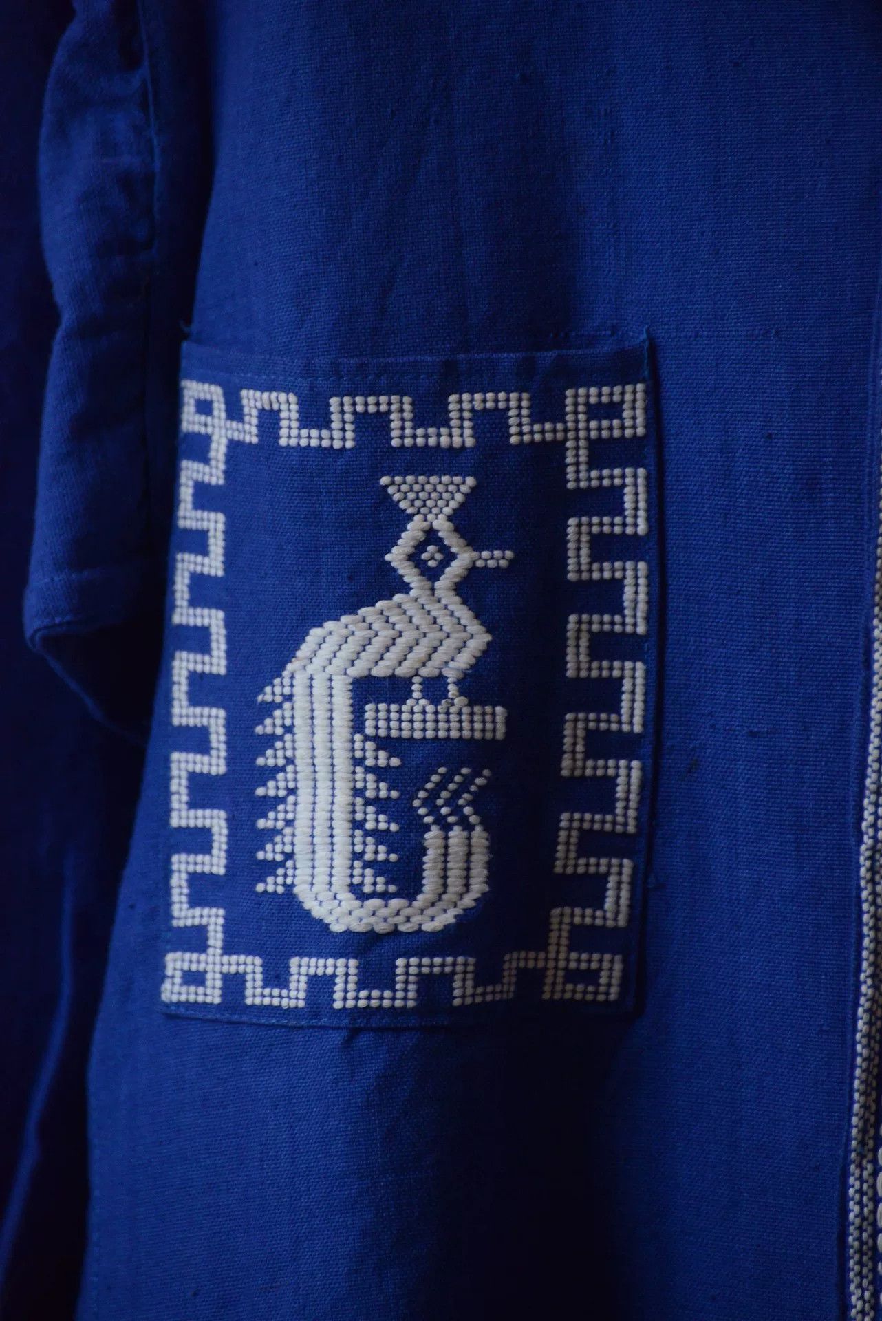 Vintage 1970s Vintage Mexican Embroidered Guayabera Jacket Size US M / EU 48-50 / 2 - 2 Thumbnail