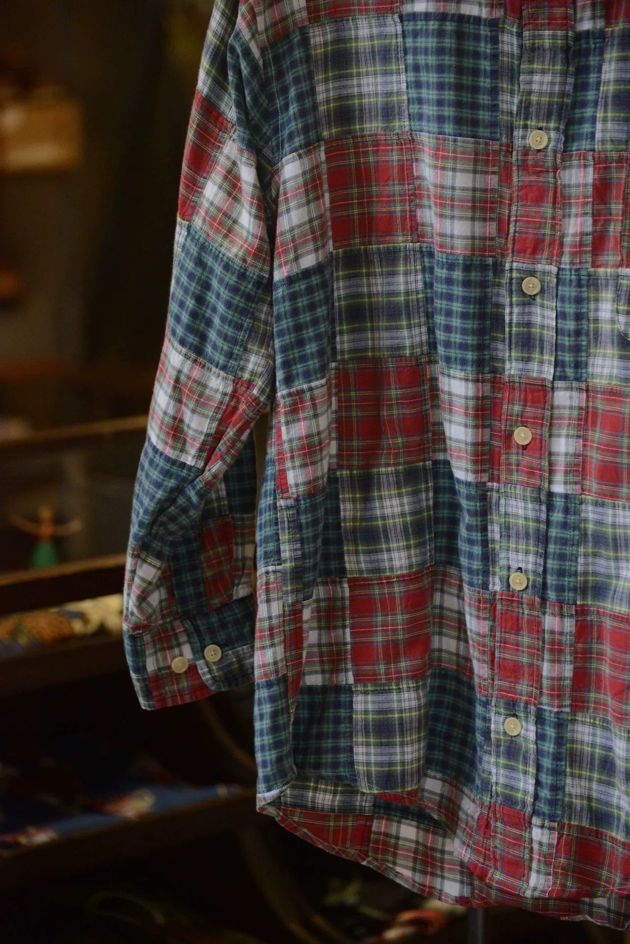 Orvis Orvis Patchwork Plaid Shirt Size US XL / EU 56 / 4 - 3 Thumbnail