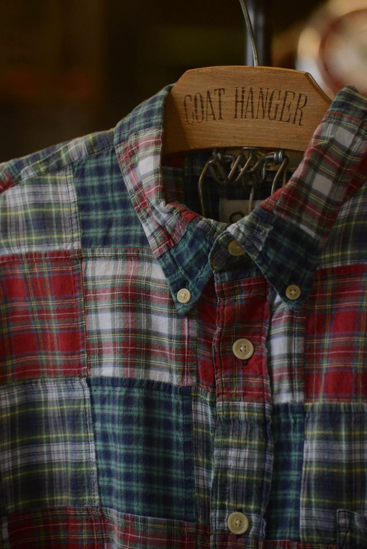 Orvis Orvis Patchwork Plaid Shirt Size US XL / EU 56 / 4 - 5 Thumbnail