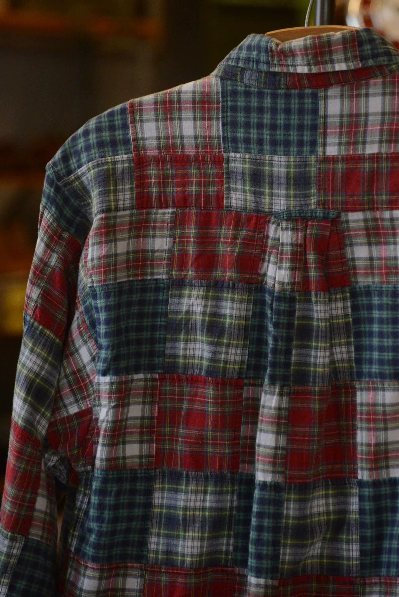 Orvis Orvis Patchwork Plaid Shirt Size US XL / EU 56 / 4 - 7 Thumbnail