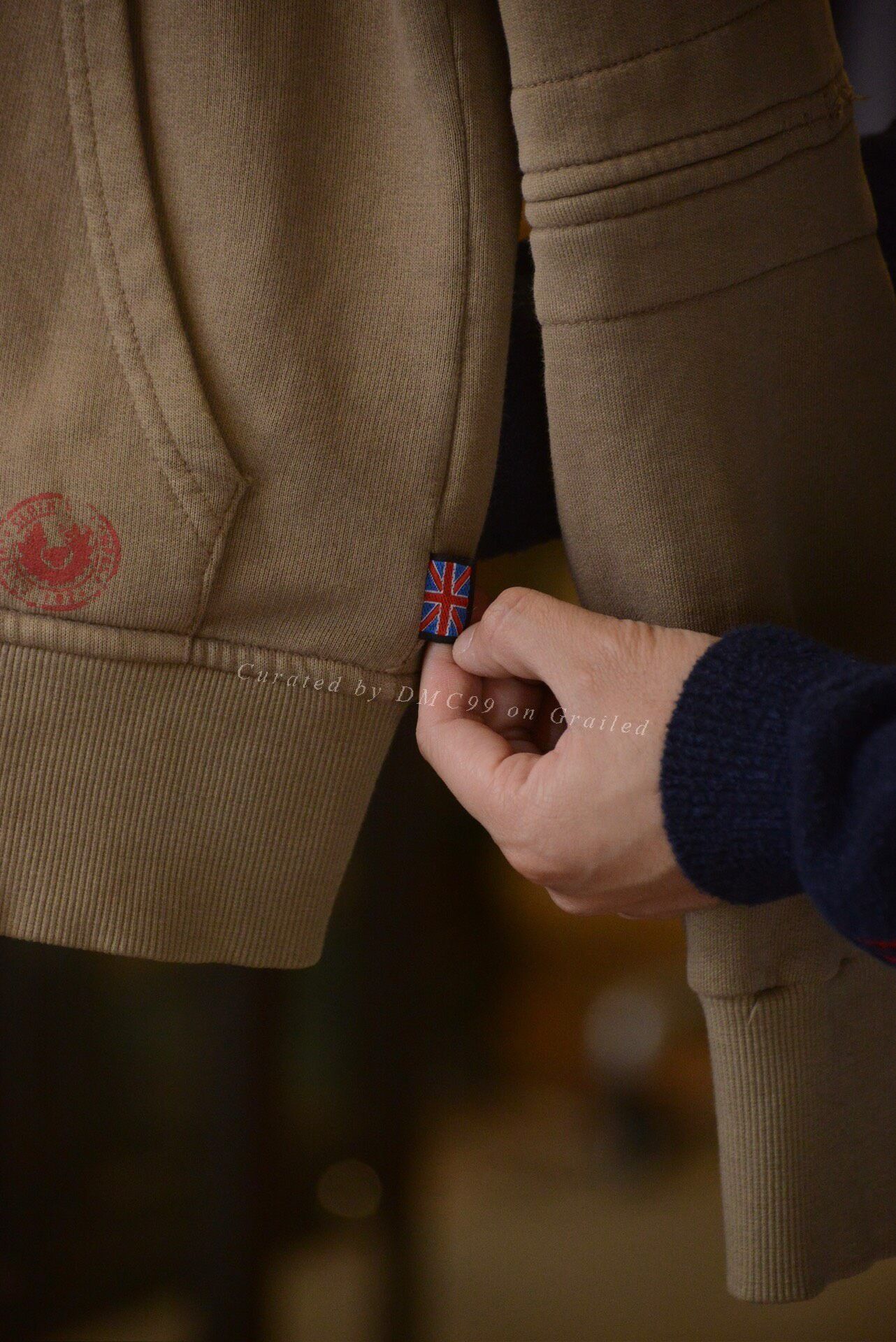 Belstaff Belstaff Khaki Zip Hoodie Italy Size US S / EU 44-46 / 1 - 6 Thumbnail