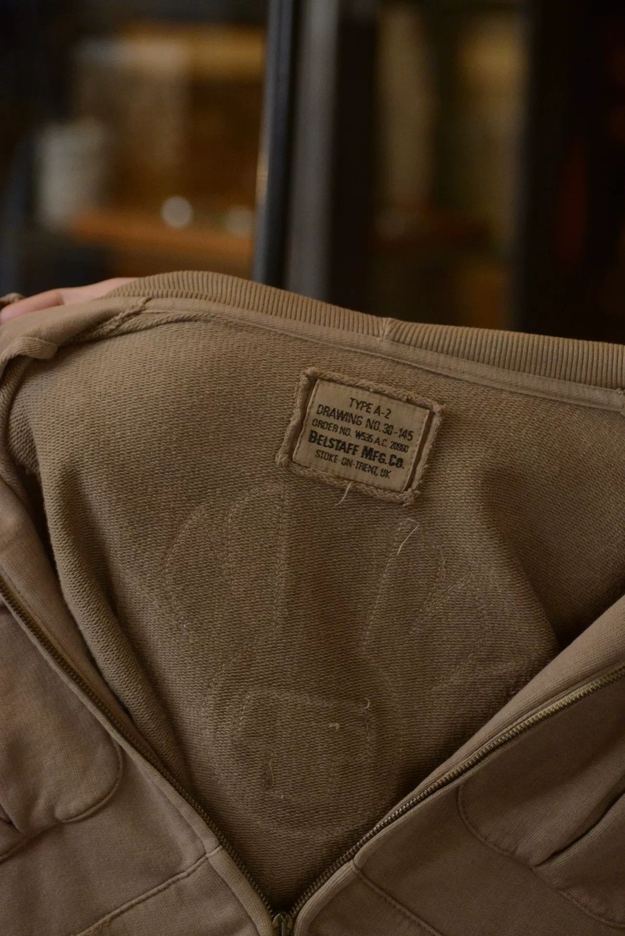 Belstaff Belstaff Khaki Zip Hoodie Italy Size US S / EU 44-46 / 1 - 9 Thumbnail