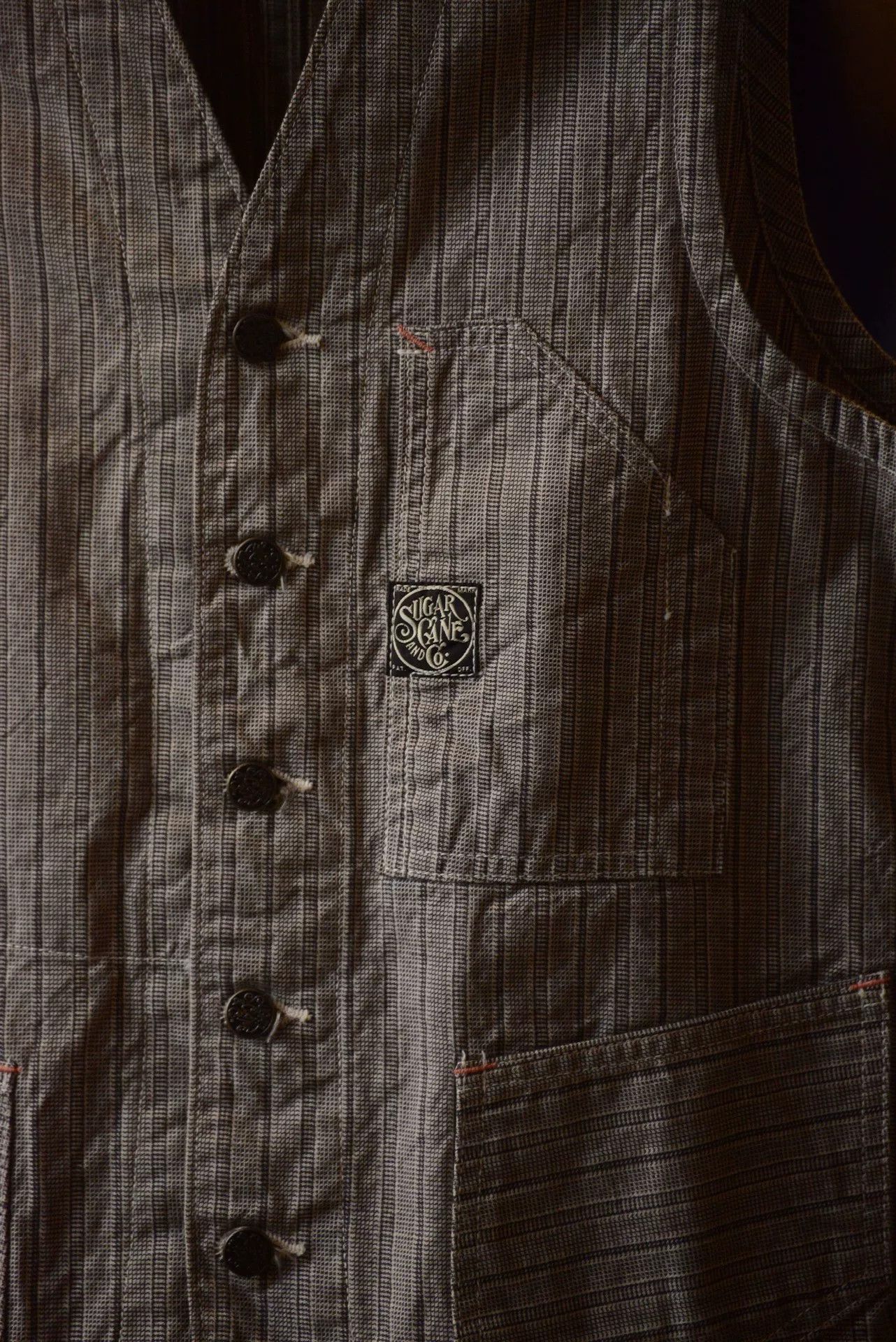 Sugar Cane Sugar Cane Vertical Stripe Vest Size US M / EU 48-50 / 2 - 3 Thumbnail