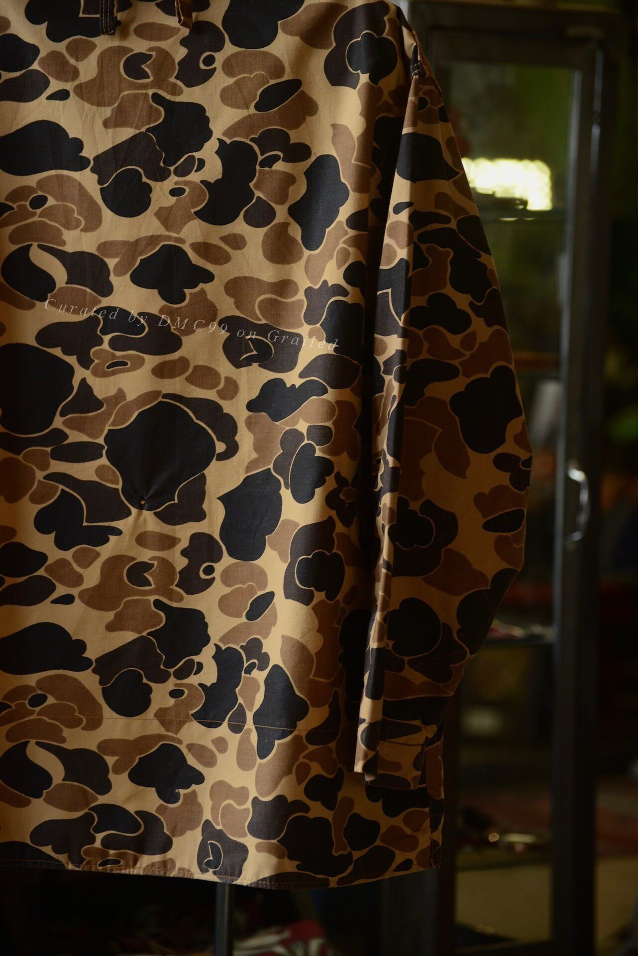 SafTbak 1970s USA Duck Camo Jacket Corduroy Collar Size US M / EU 48-50 / 2 - 8 Thumbnail