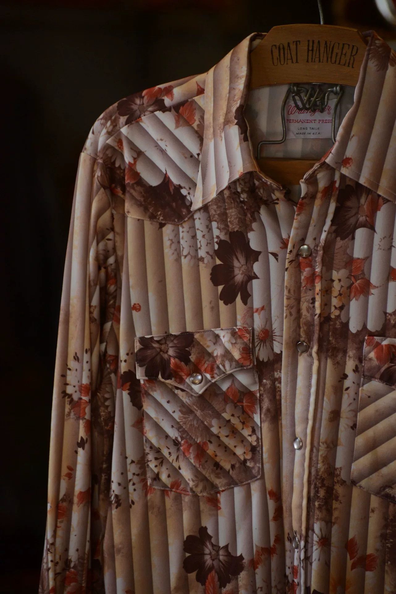 Wrangler Wrangler 1970s Print Pearl Button Shirt Size US M / EU 48-50 / 2 - 2 Thumbnail