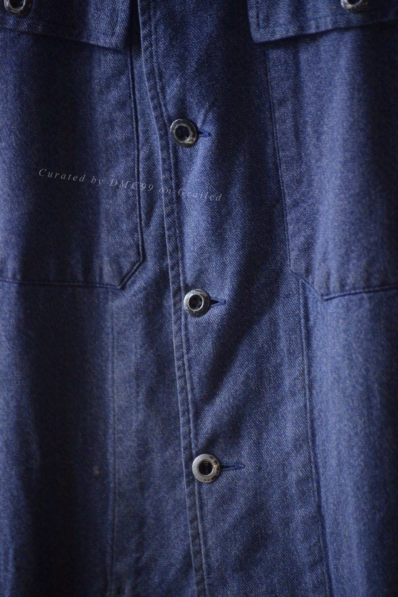 Vintage 1960s Swiss Army Two-Pocket Work Jacket Size US L / EU 52-54 / 3 - 5 Thumbnail