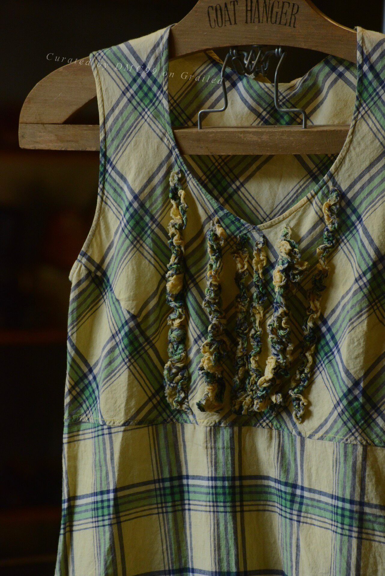 45rpm 45RPM Plaid Sleeveless Top Size S / US 4 / IT 40 - 2 Thumbnail