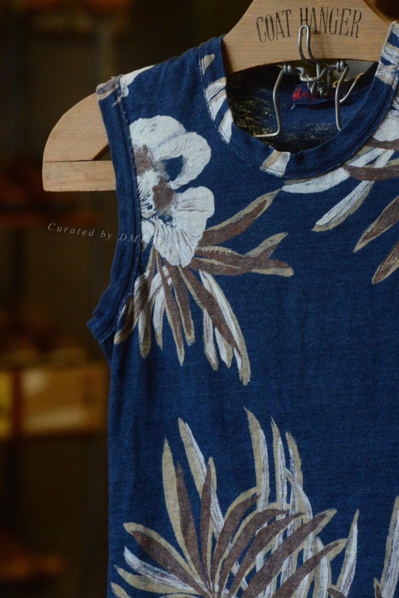 45rpm R by 45RPM Floral Indigo Sleeveless Top Size S / US 4 / IT 40 - 3 Thumbnail