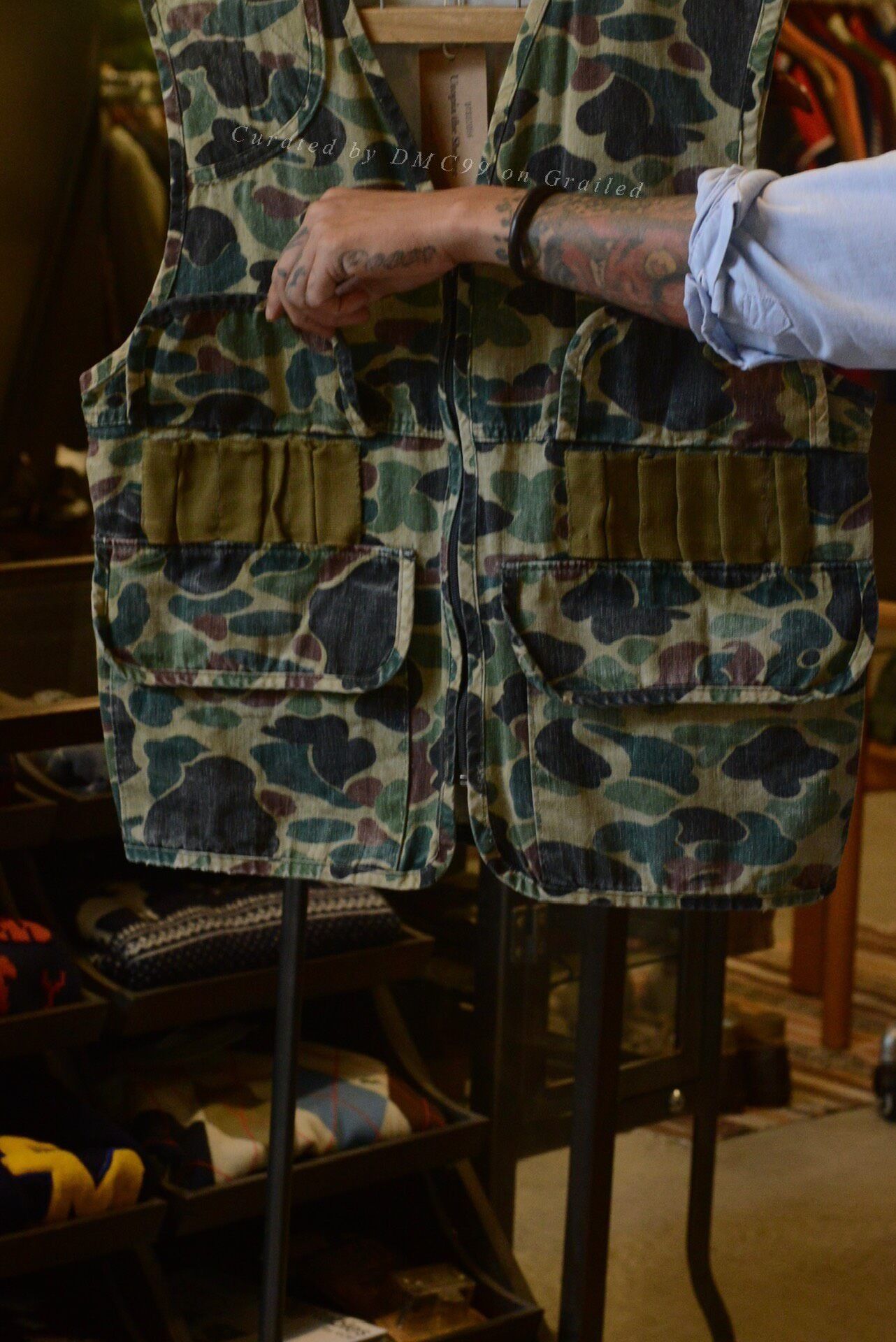 SafTbak Saftbak 1970s US Duck Camo Vest Size US M / EU 48-50 / 2 - 6 Thumbnail