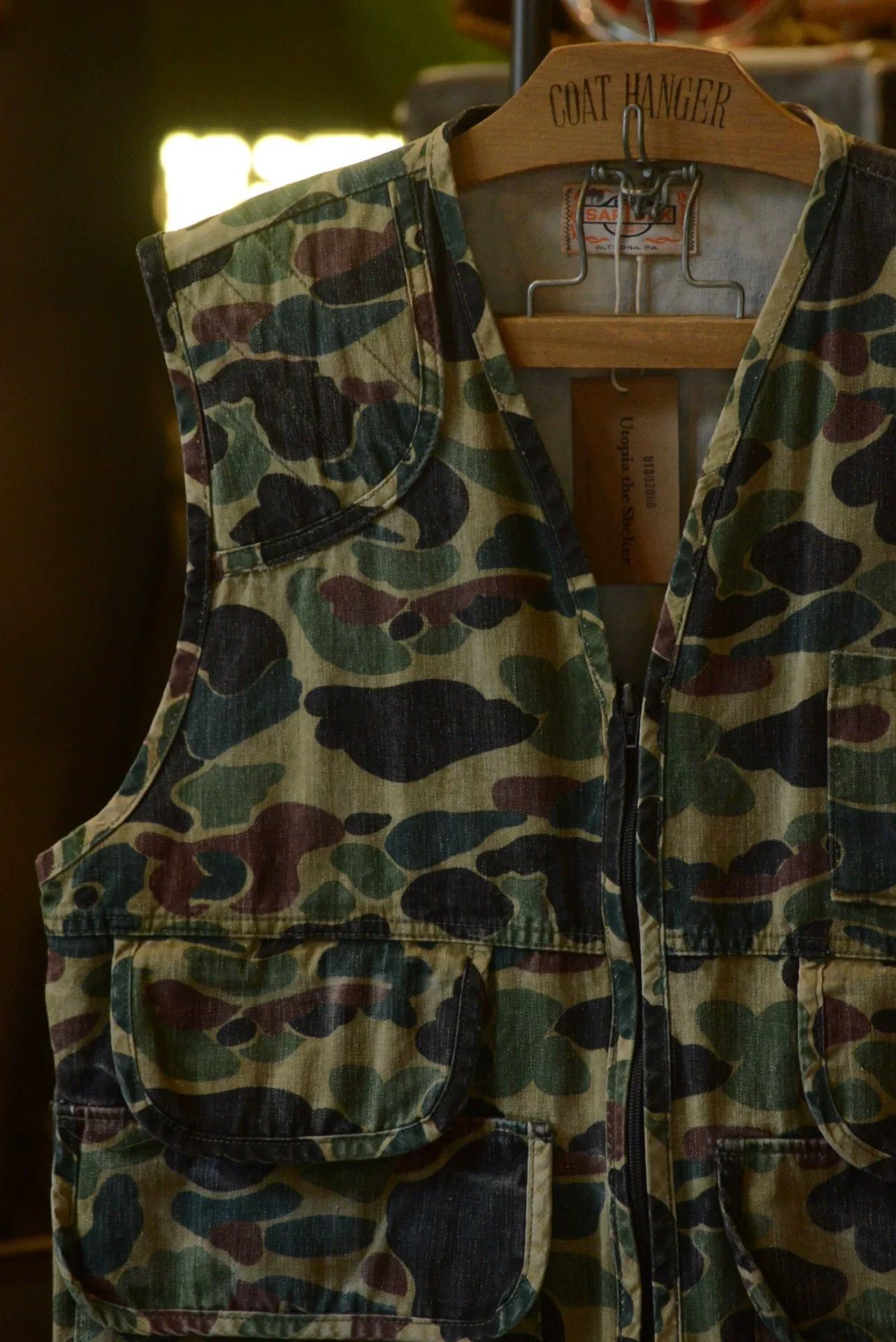 SafTbak Saftbak 1970s US Duck Camo Vest Size US M / EU 48-50 / 2 - 2 Thumbnail