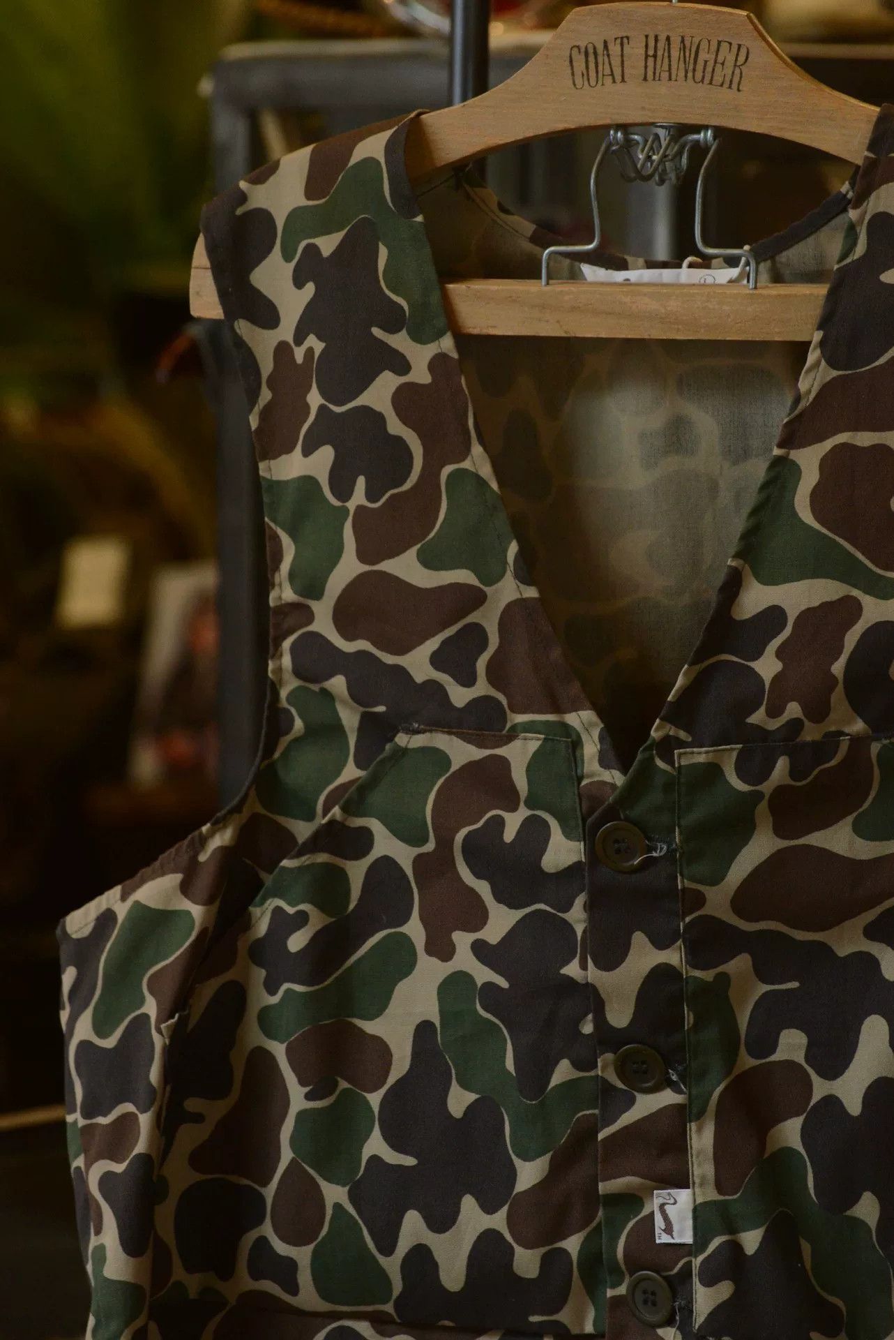 Duckworth Duxbak 1980s Camo Hunting Vest Size US L / EU 52-54 / 3 - 4 Thumbnail