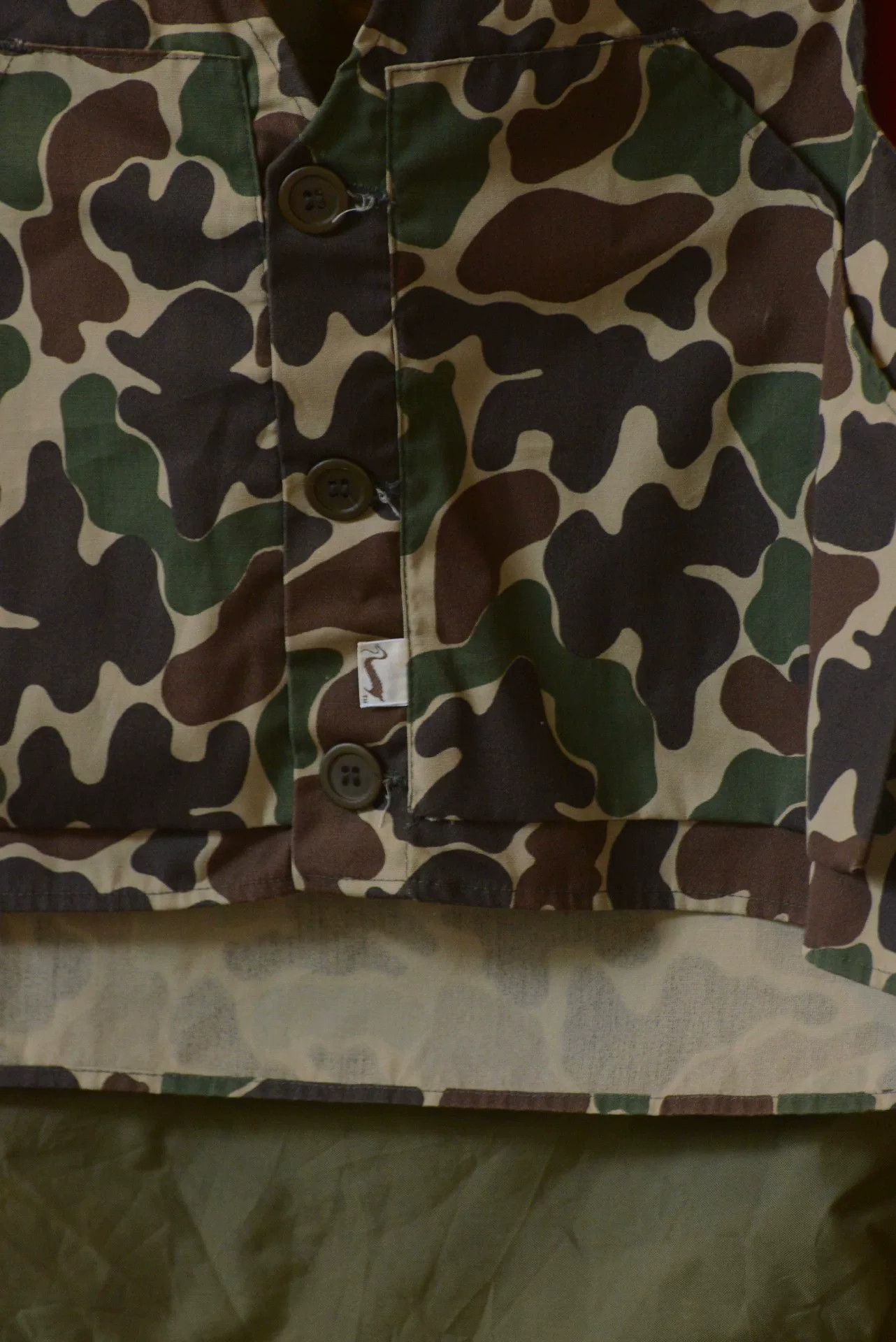Duckworth Duxbak 1980s Camo Hunting Vest Size US L / EU 52-54 / 3 - 2 Thumbnail