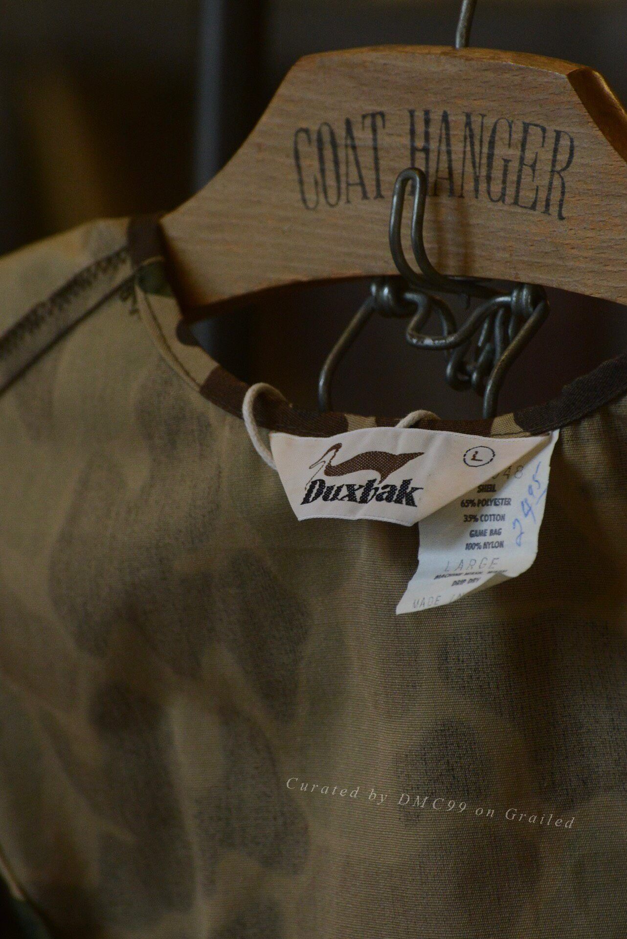 Duckworth Duxbak 1980s Camo Hunting Vest Size US L / EU 52-54 / 3 - 7 Thumbnail