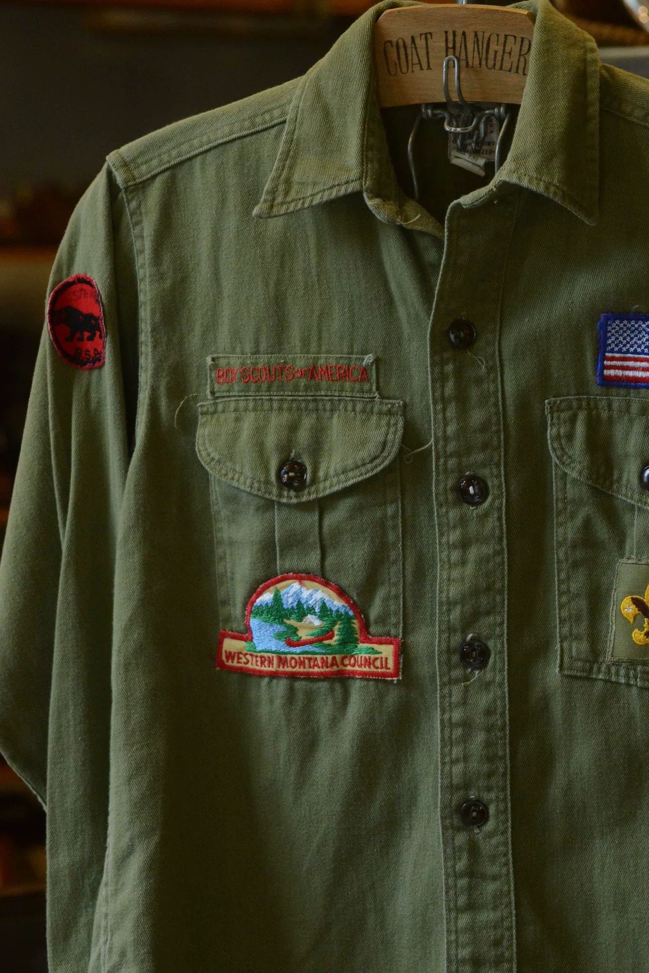 Vintage Vintage 1960s BSA Boy Scout Official Shirt Size US M / EU 48-50 / 2 - 6 Thumbnail