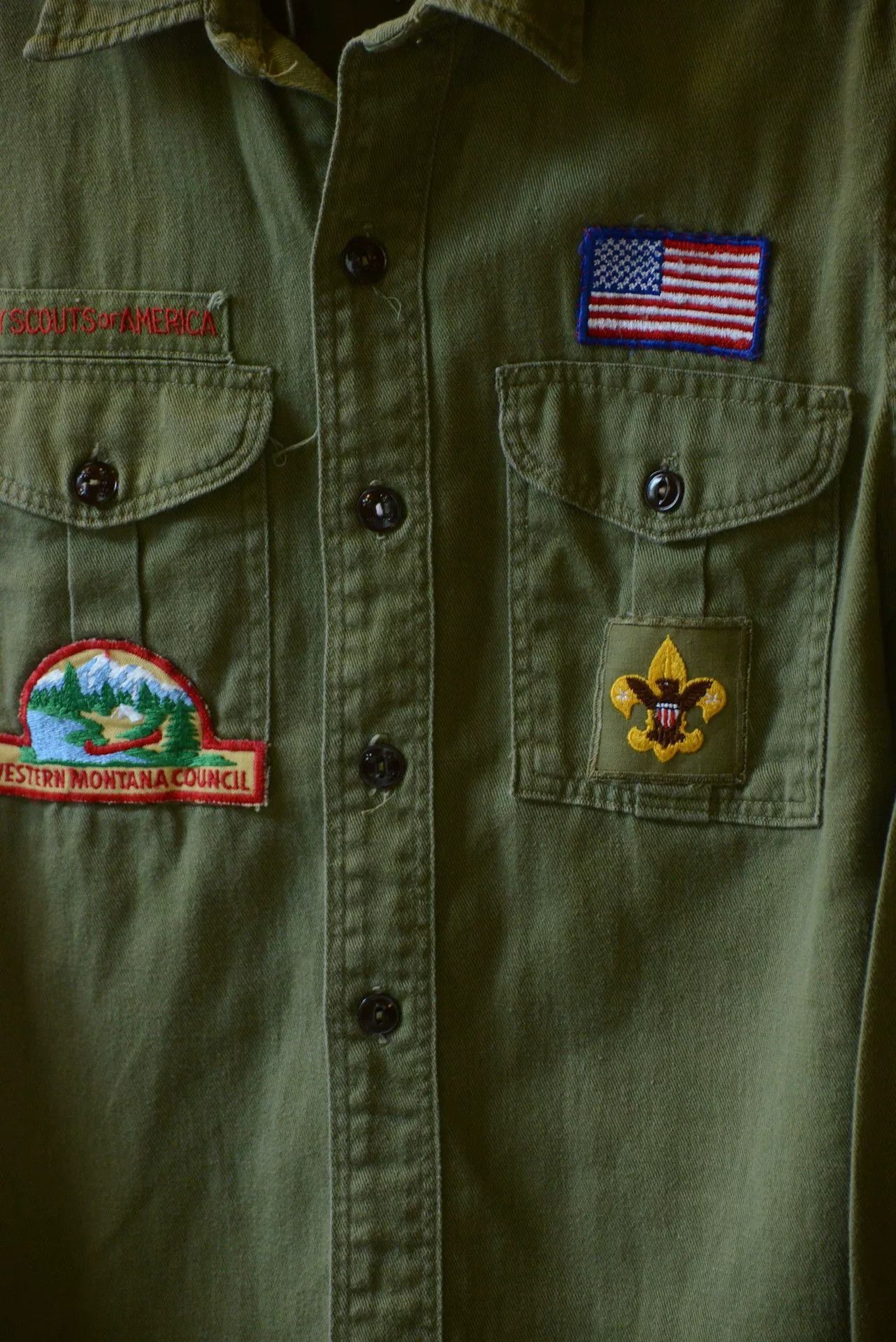 Vintage Vintage 1960s BSA Boy Scout Official Shirt Size US M / EU 48-50 / 2 - 5 Thumbnail