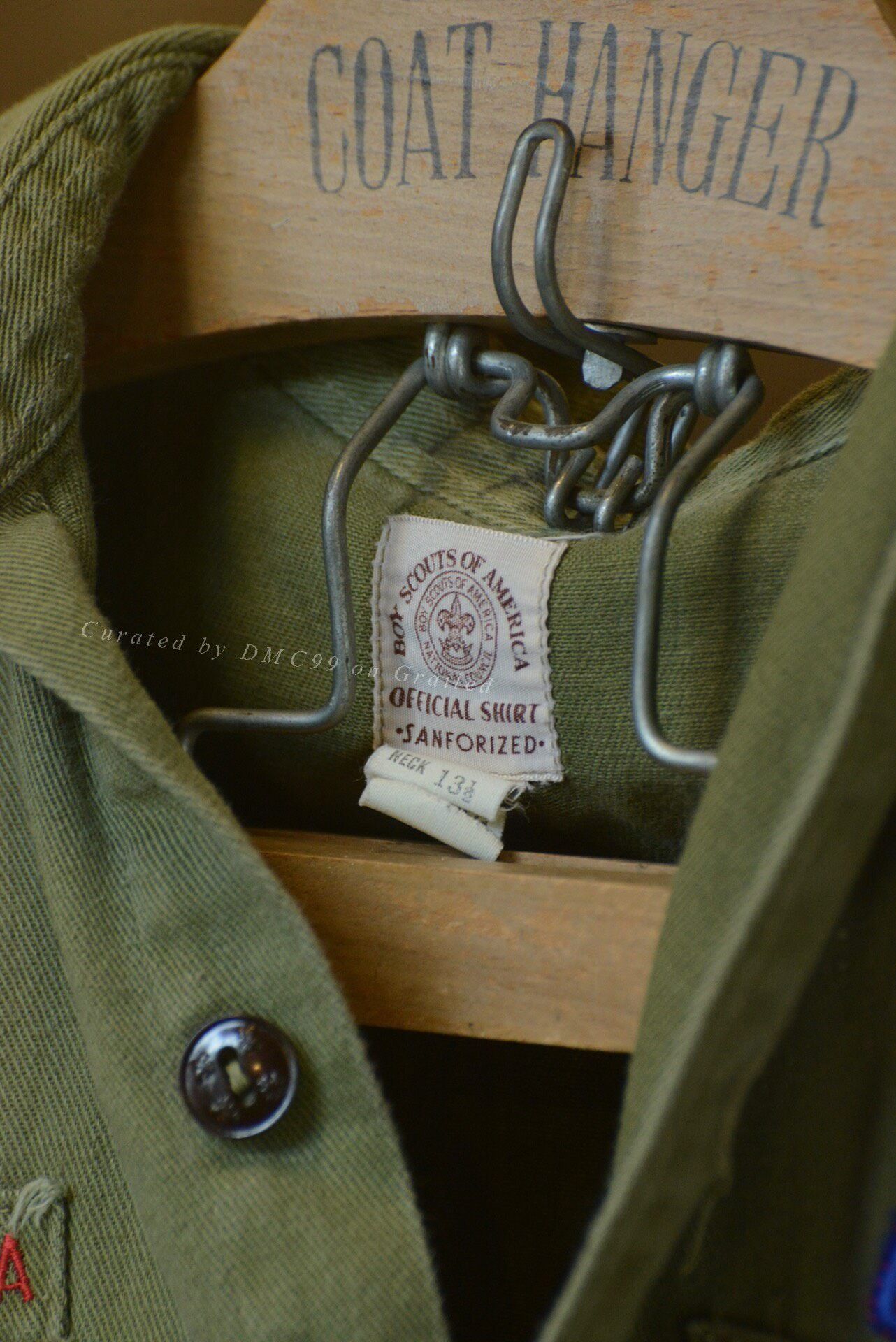 Vintage Vintage 1960s BSA Boy Scout Official Shirt Size US M / EU 48-50 / 2 - 9 Thumbnail