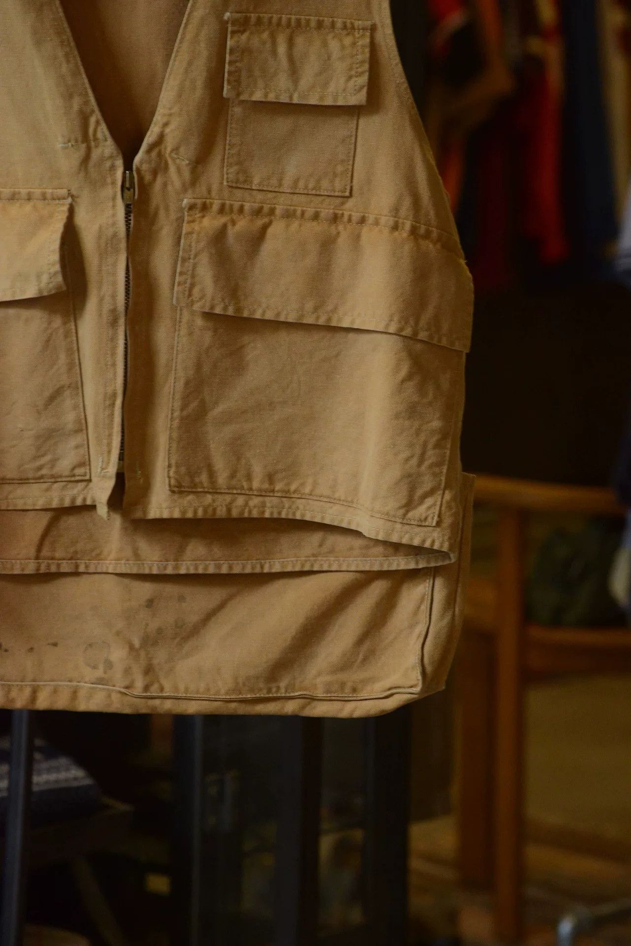 Vintage Three-Pocket Hunting Vest Talon Zipper Size US M / EU 48-50 / 2 - 3 Thumbnail