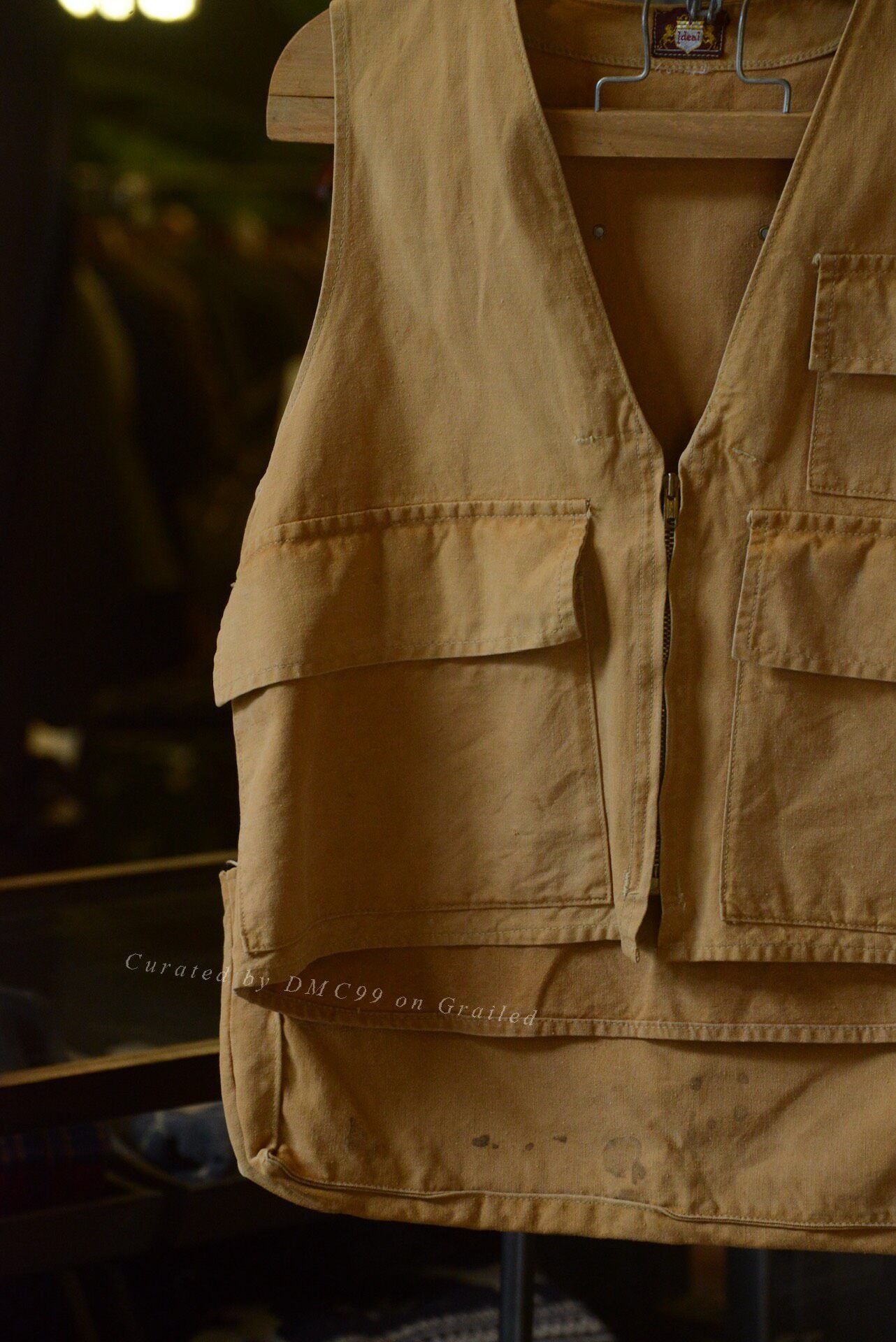 Vintage Three-Pocket Hunting Vest Talon Zipper Size US M / EU 48-50 / 2 - 2 Thumbnail