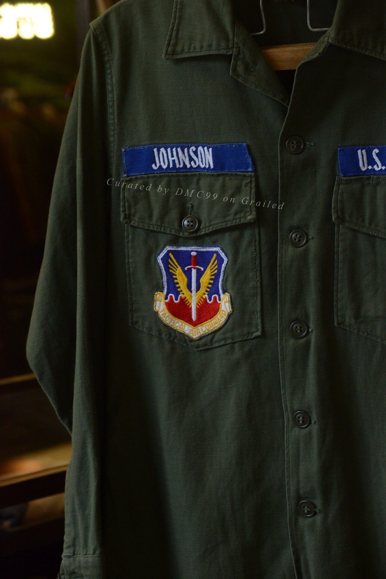 Vintage US Army 1960s OG107 Shirt Jacket Size US M / EU 48-50 / 2 - 3 Thumbnail