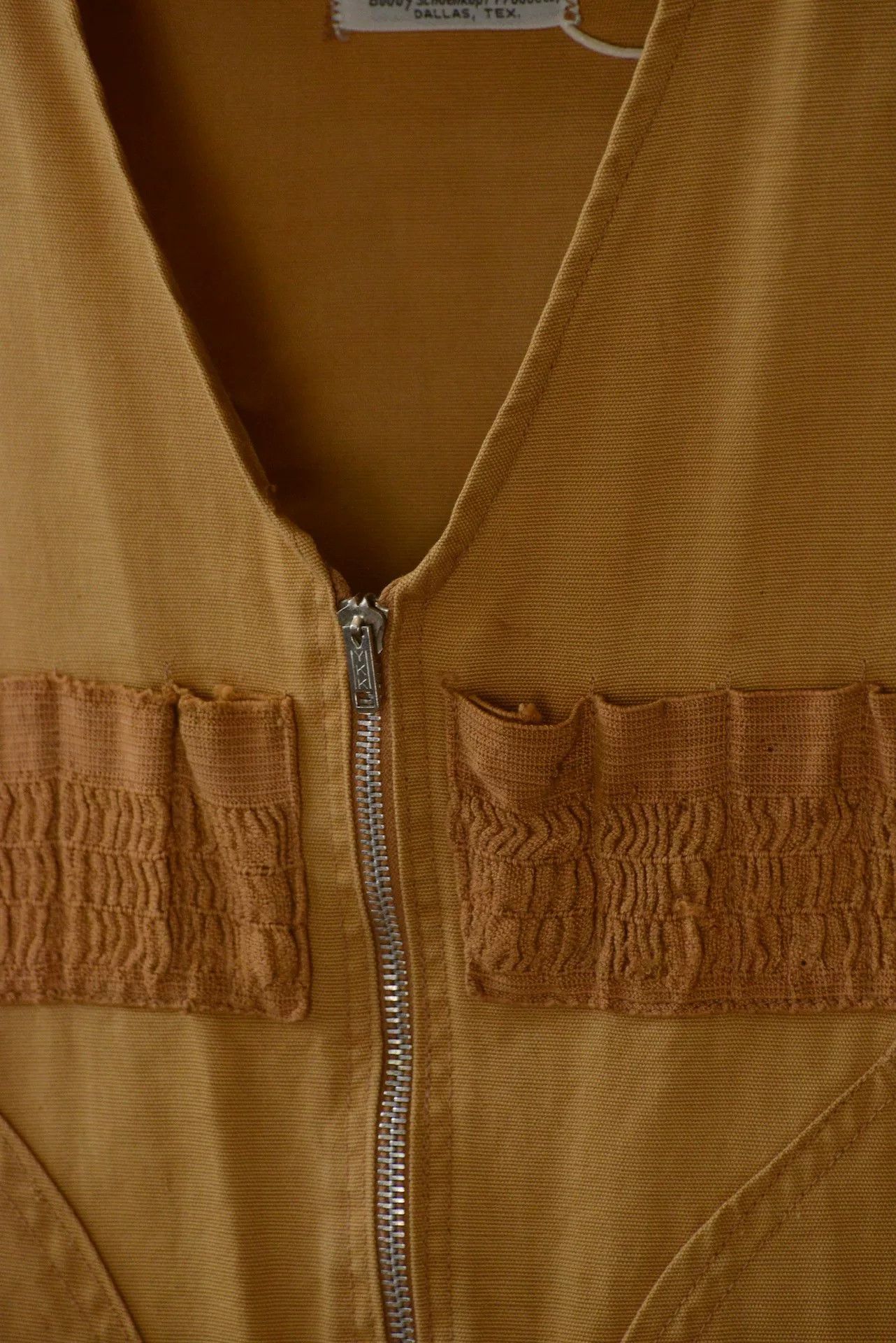 Black Sheep 1970s Hunting Vest with YKK Zipper Size US S / EU 44-46 / 1 - 4 Thumbnail