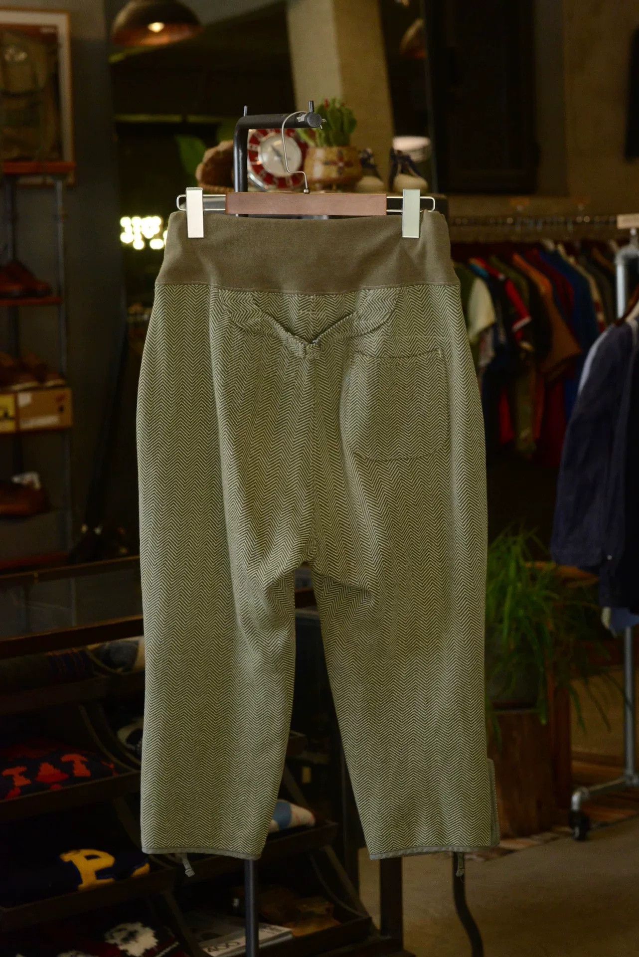 Kapital Kapital Herringbone Leather Knee Jodhpurs Size 27" / US 4 / IT 40 - 5 Thumbnail