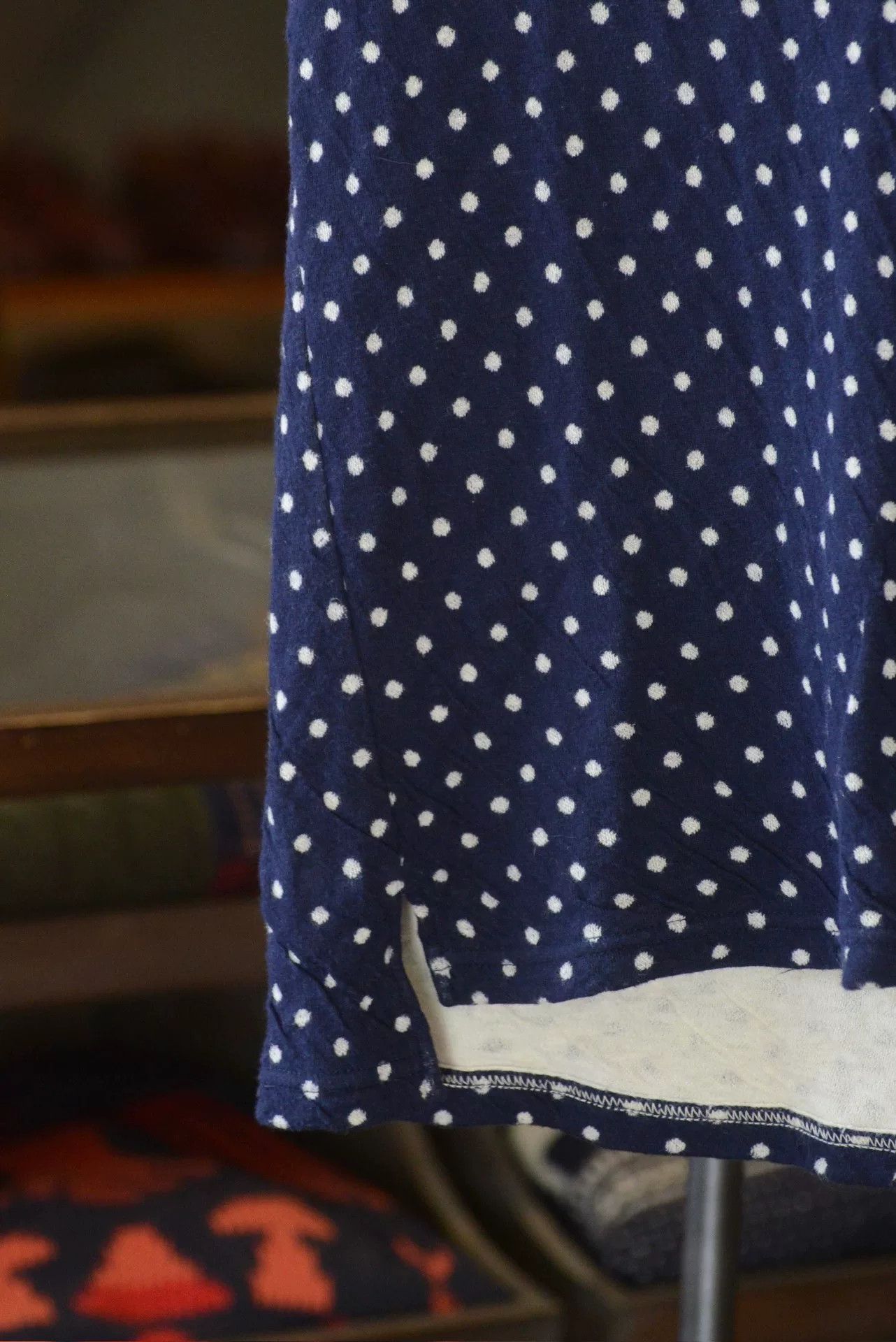 Kapital Kapital Polka Dot Navy Collar Top Size S / US 4 / IT 40 - 3 Thumbnail