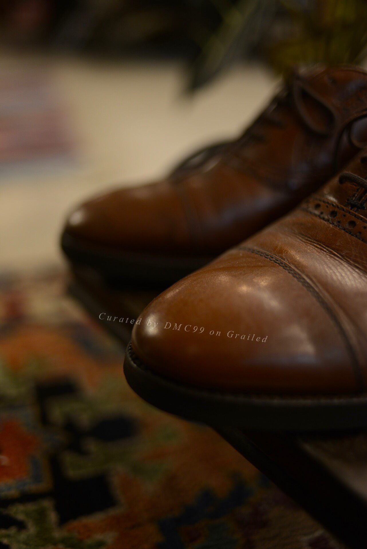 Burberry Burberrys 1990s Wingtip Leather Shoes Size US 6 / EU 39 - 4 Thumbnail