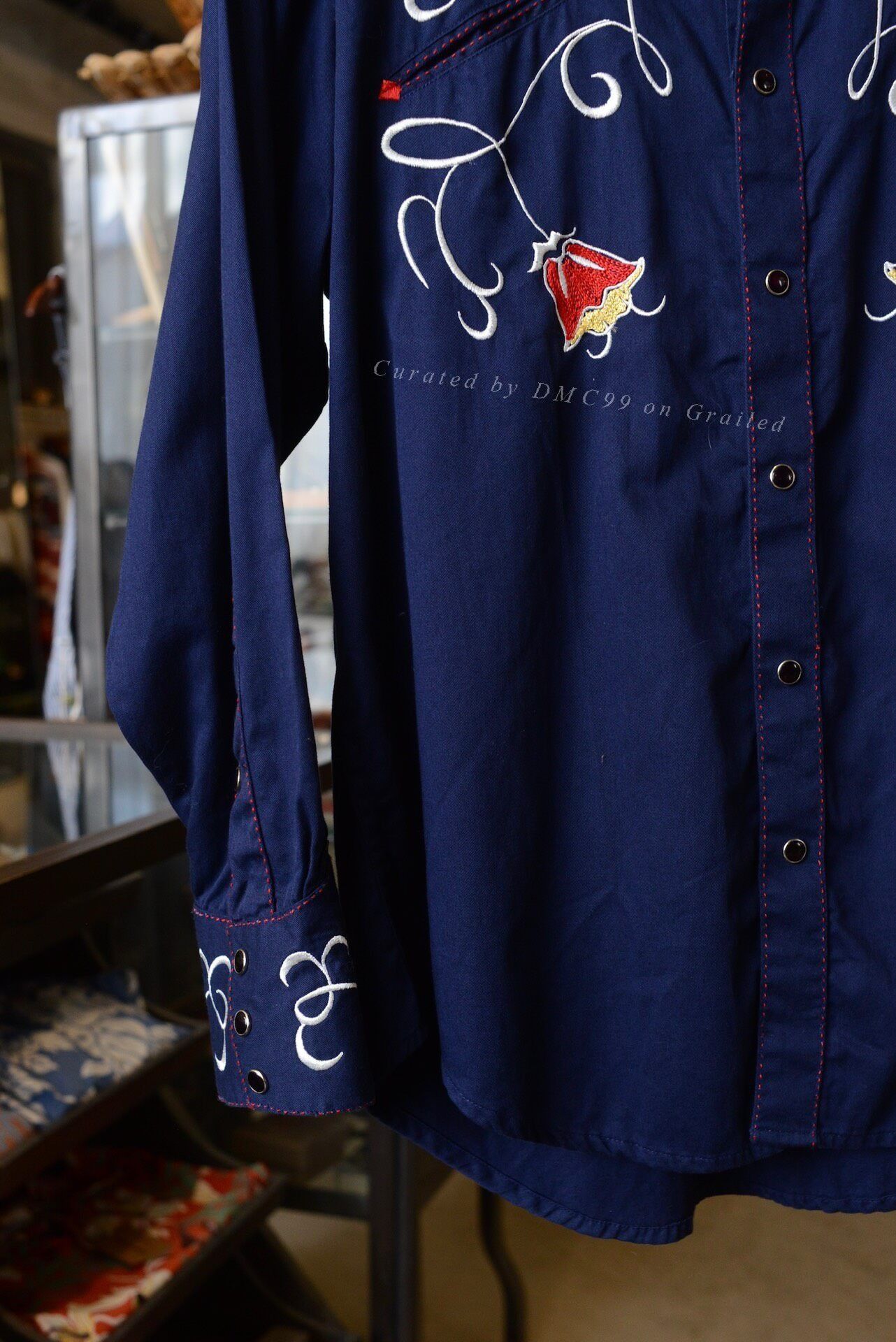 Rockmount Ranch Wear Rockmount Pearl Button Embroidered Western Shirt Size US M / EU 48-50 / 2 - 4 Thumbnail