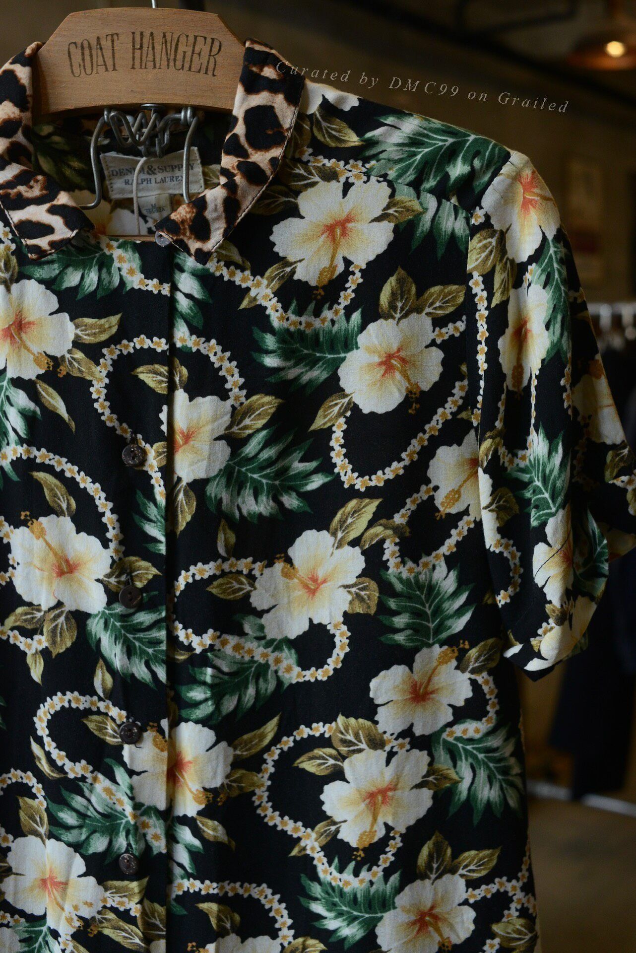 Denim & Supply Ralph Lauren DenimSupply Plumeria Pattern Aloha Shirt Size US M / EU 48-50 / 2 - 2 Thumbnail