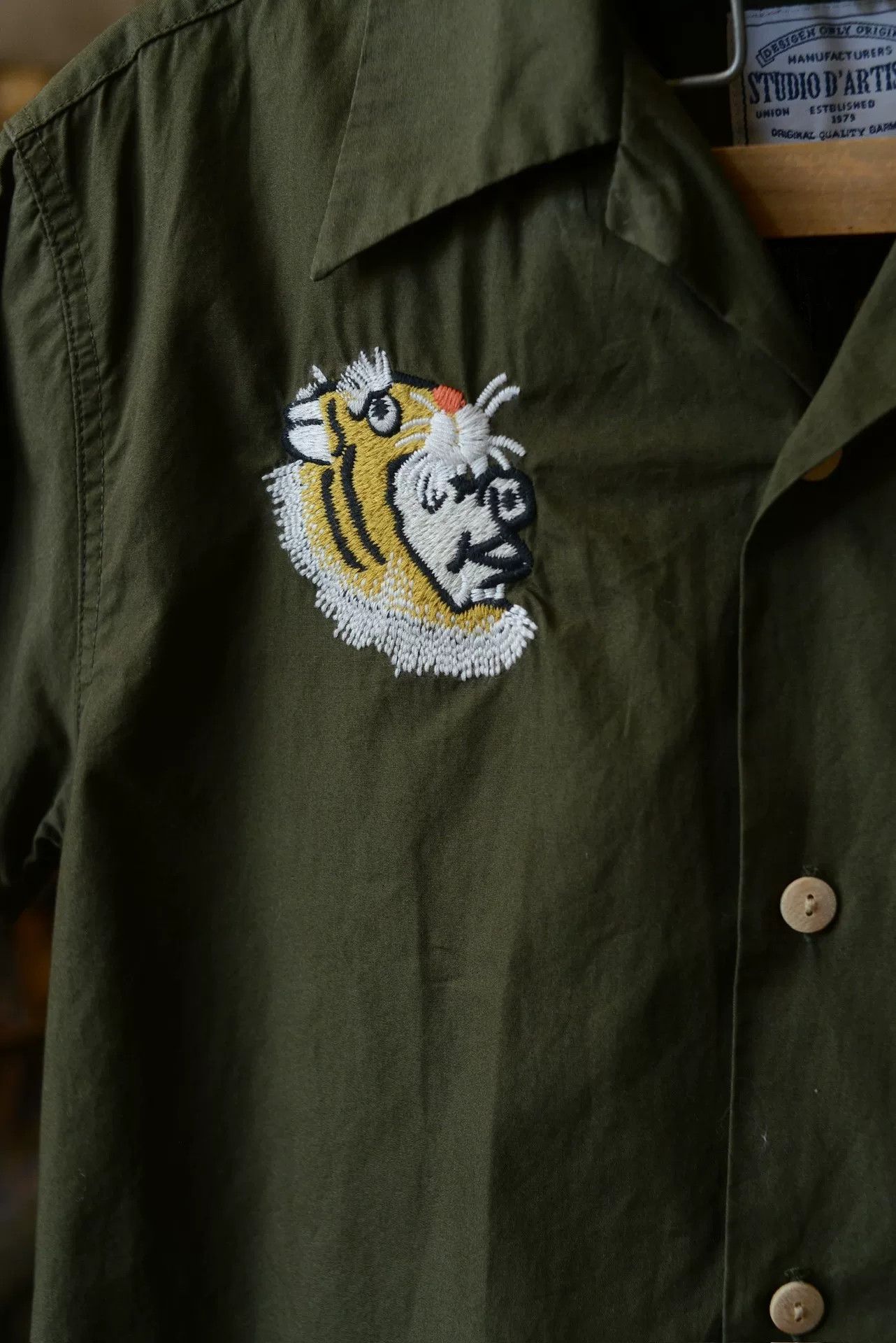 Studio D'Artisan Studio of Dartisan Pig Embroidery Shirt Size US M / EU 48-50 / 2 - 2 Thumbnail