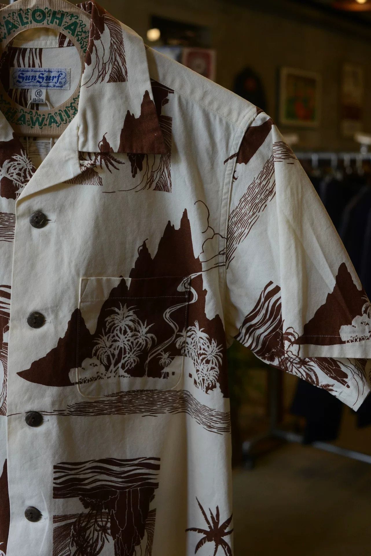 Sun Surf SunSurf Palm Tree Aloha Cotton Shirt Size US XS / EU 42 / 0 - 5 Thumbnail