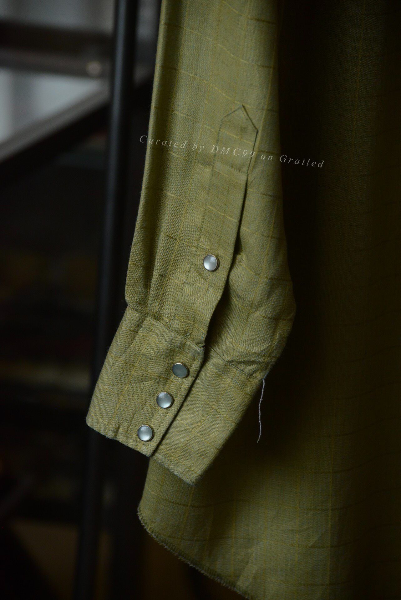 Vintage 1970s Diagonal Plaid Pearl Button Western Shirt Size US M / EU 48-50 / 2 - 8 Thumbnail