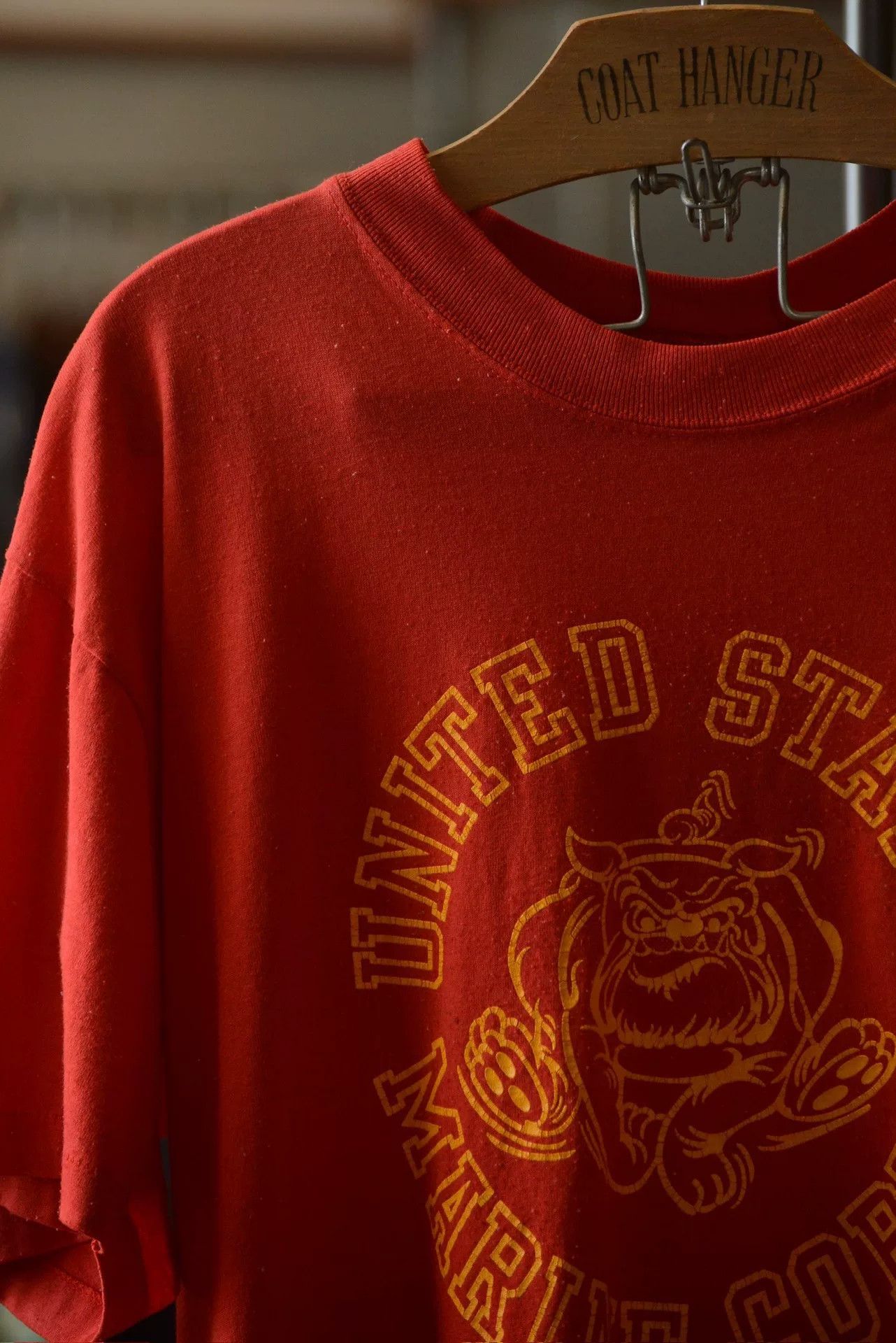 Vintage 1980s USMC Soffe Bulldog Tee Size US M / EU 48-50 / 2 - 3 Thumbnail