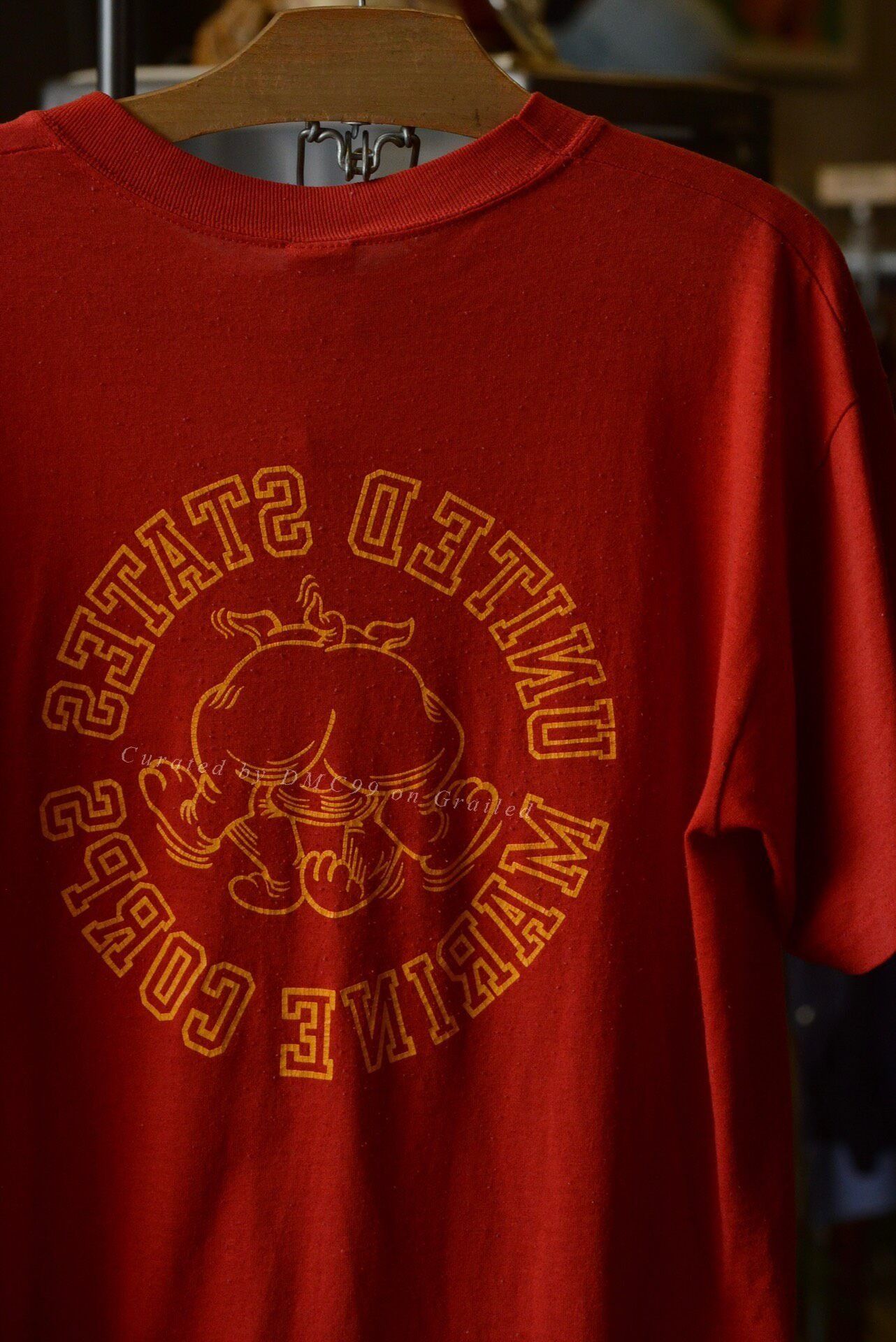 Vintage 1980s USMC Soffe Bulldog Tee Size US M / EU 48-50 / 2 - 8 Thumbnail