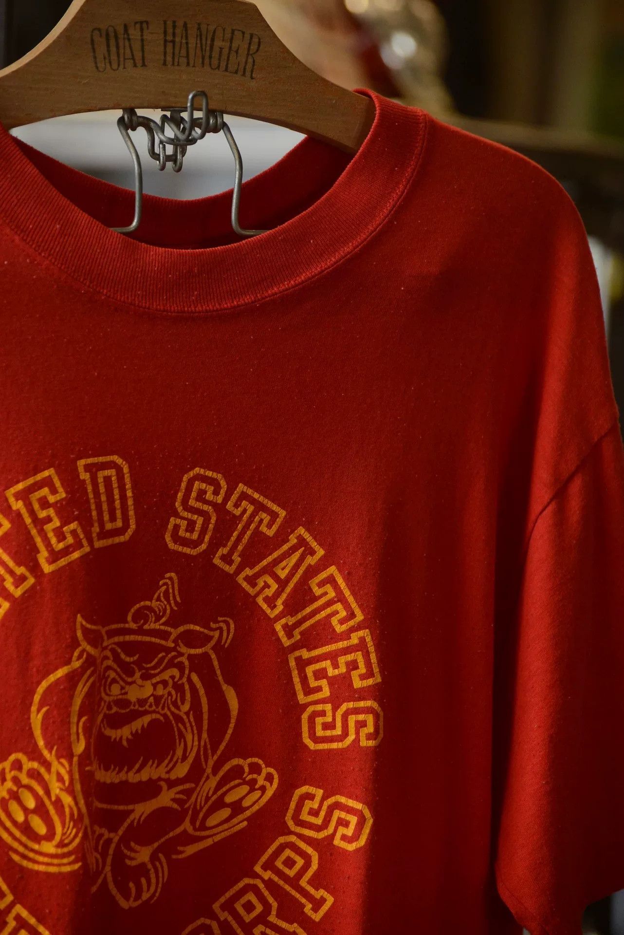 Vintage 1980s USMC Soffe Bulldog Tee Size US M / EU 48-50 / 2 - 5 Thumbnail