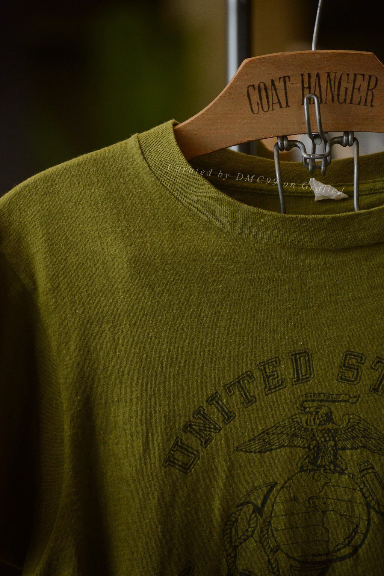 Vintage 1970s USMC Vietnam War Marine Corps Tee L Size US L / EU 52-54 / 3 - 5 Thumbnail