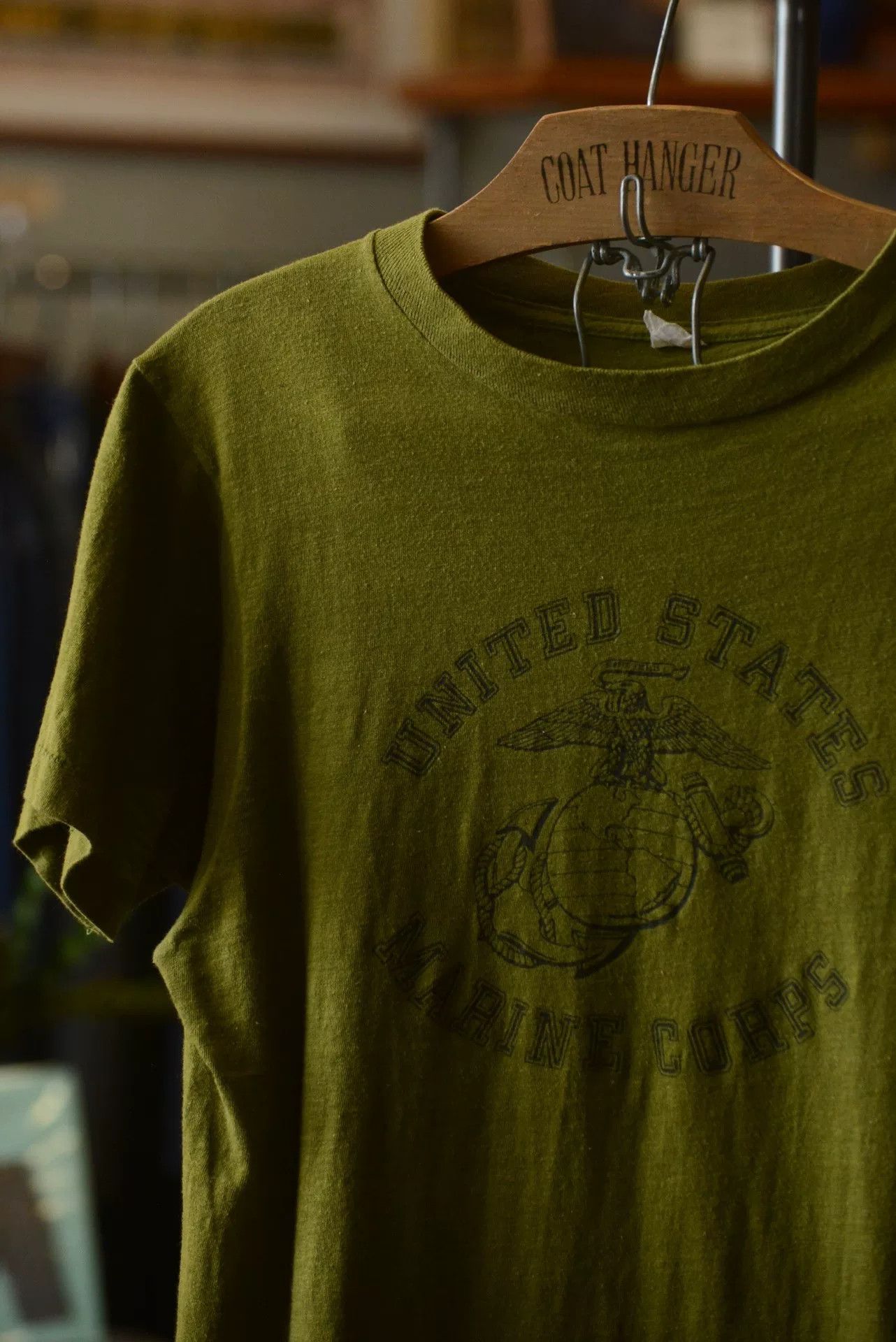 Vintage 1970s USMC Vietnam War Marine Corps Tee L Size US L / EU 52-54 / 3 - 3 Thumbnail