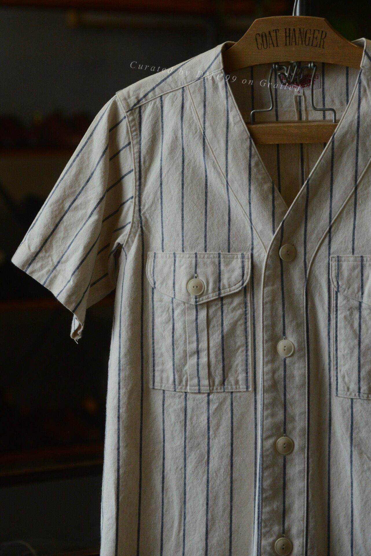 Vintage Vintage Jelado Cotton-Linen Baseball Shirt Size US M / EU 48-50 / 2 - 2 Thumbnail