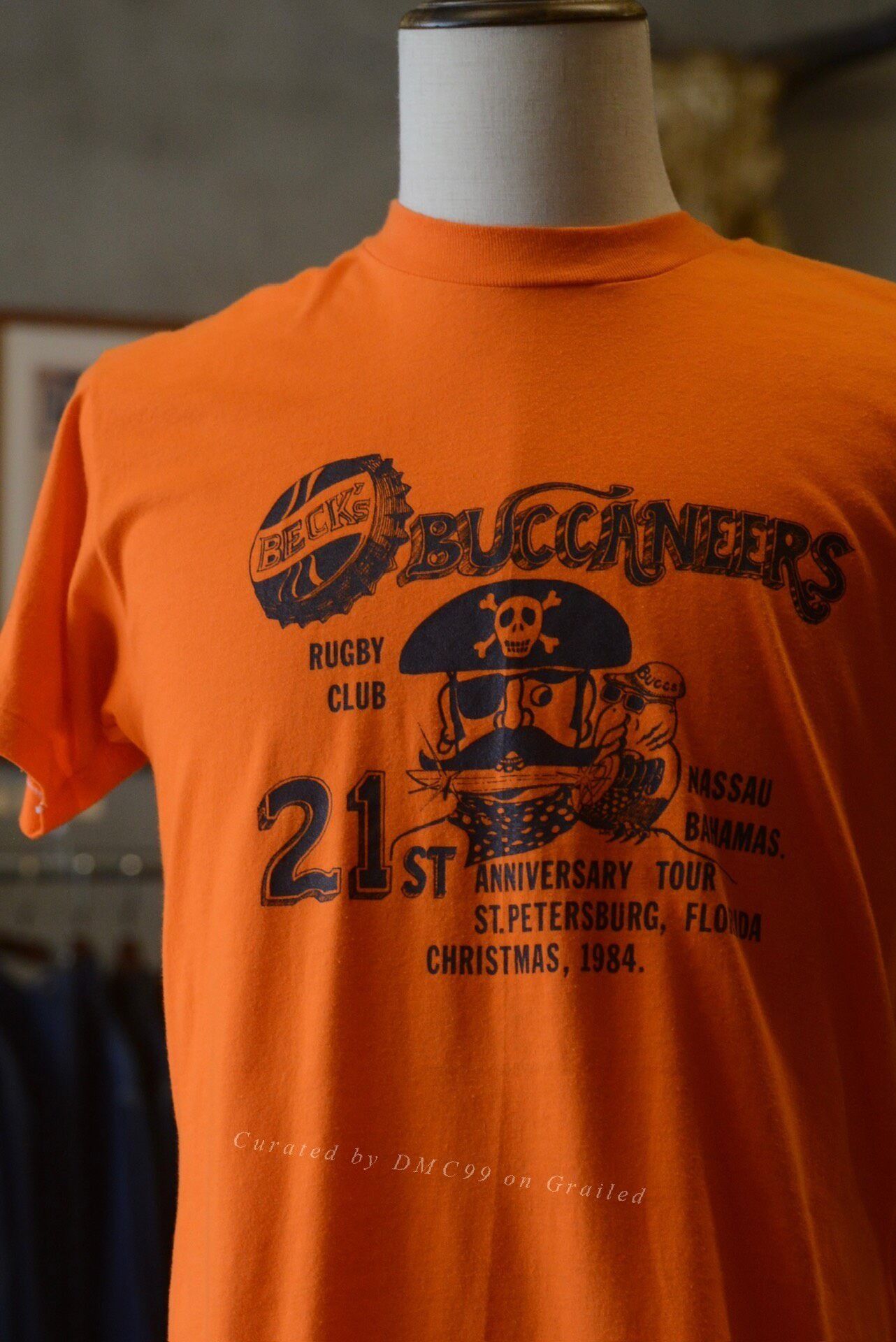 Vintage 1984 US Vintage Rugby Club Size US S / EU 44-46 / 1 - 2 Thumbnail