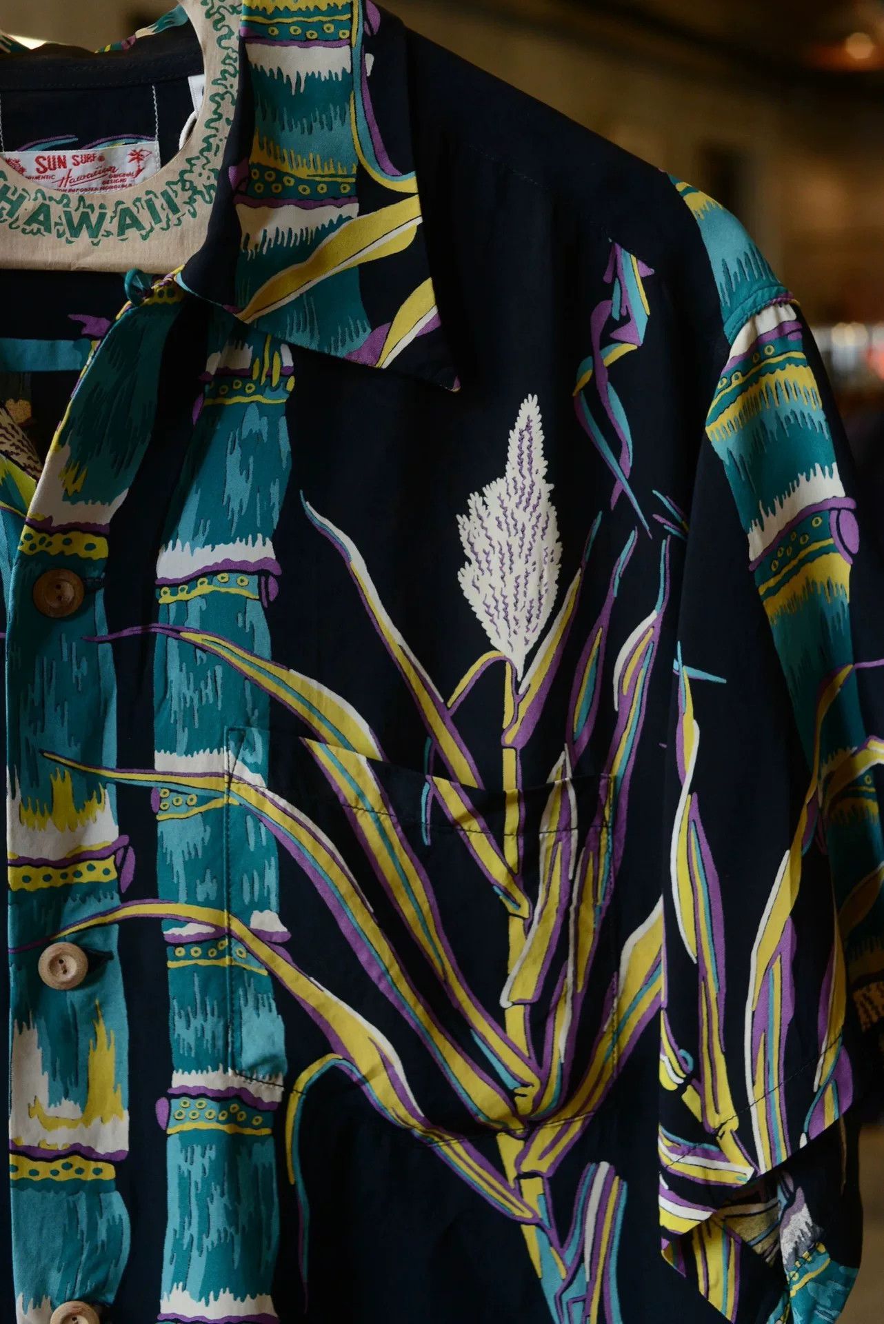 Sun Surf SunSurf Bamboo Aloha Wooden Button Shirt Size US M / EU 48-50 / 2 - 3 Thumbnail