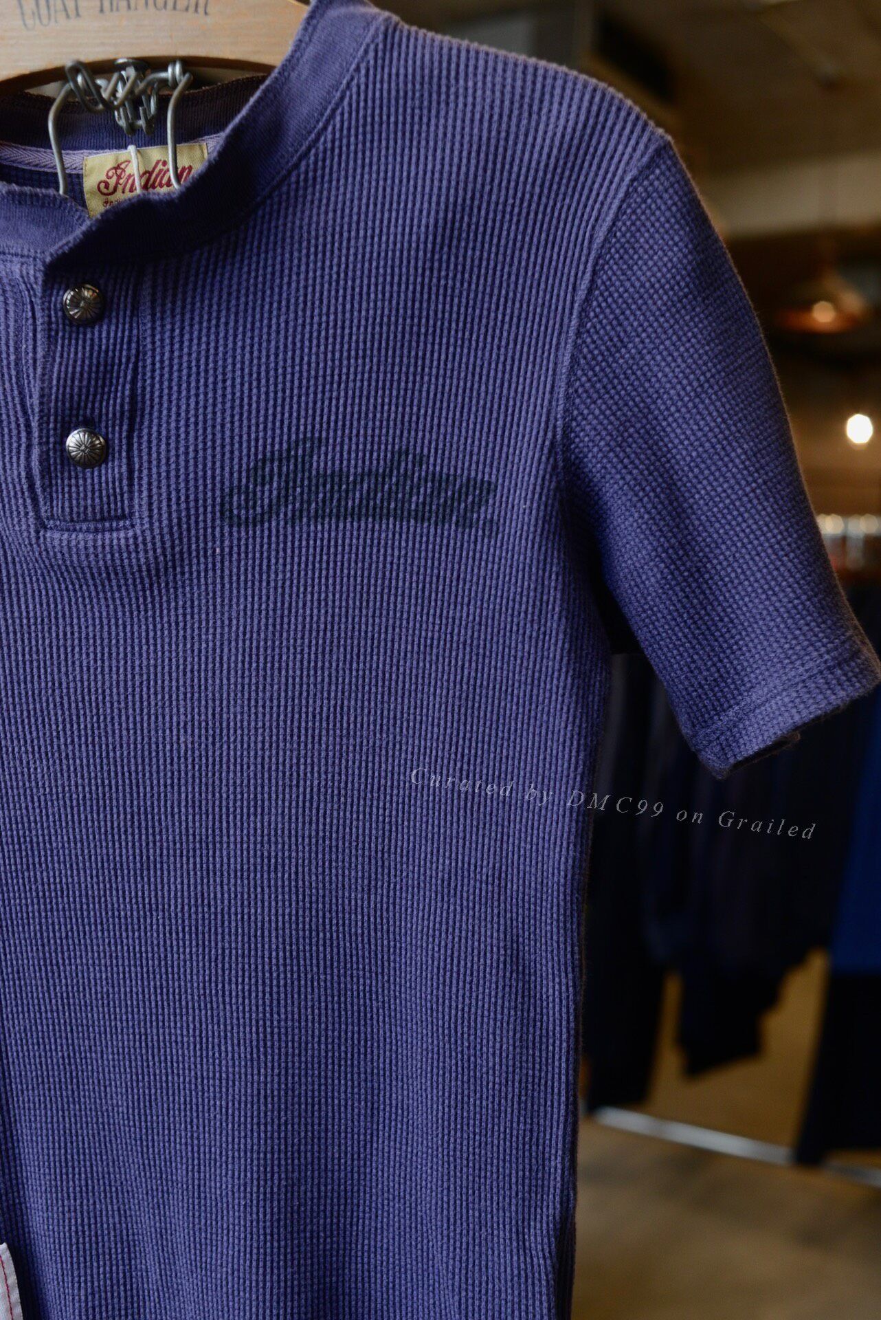 Indian Motorcycle Indian Motorcycle Purple Waffle Knit Short Sleeve Size US M / EU 48-50 / 2 - 2 Thumbnail