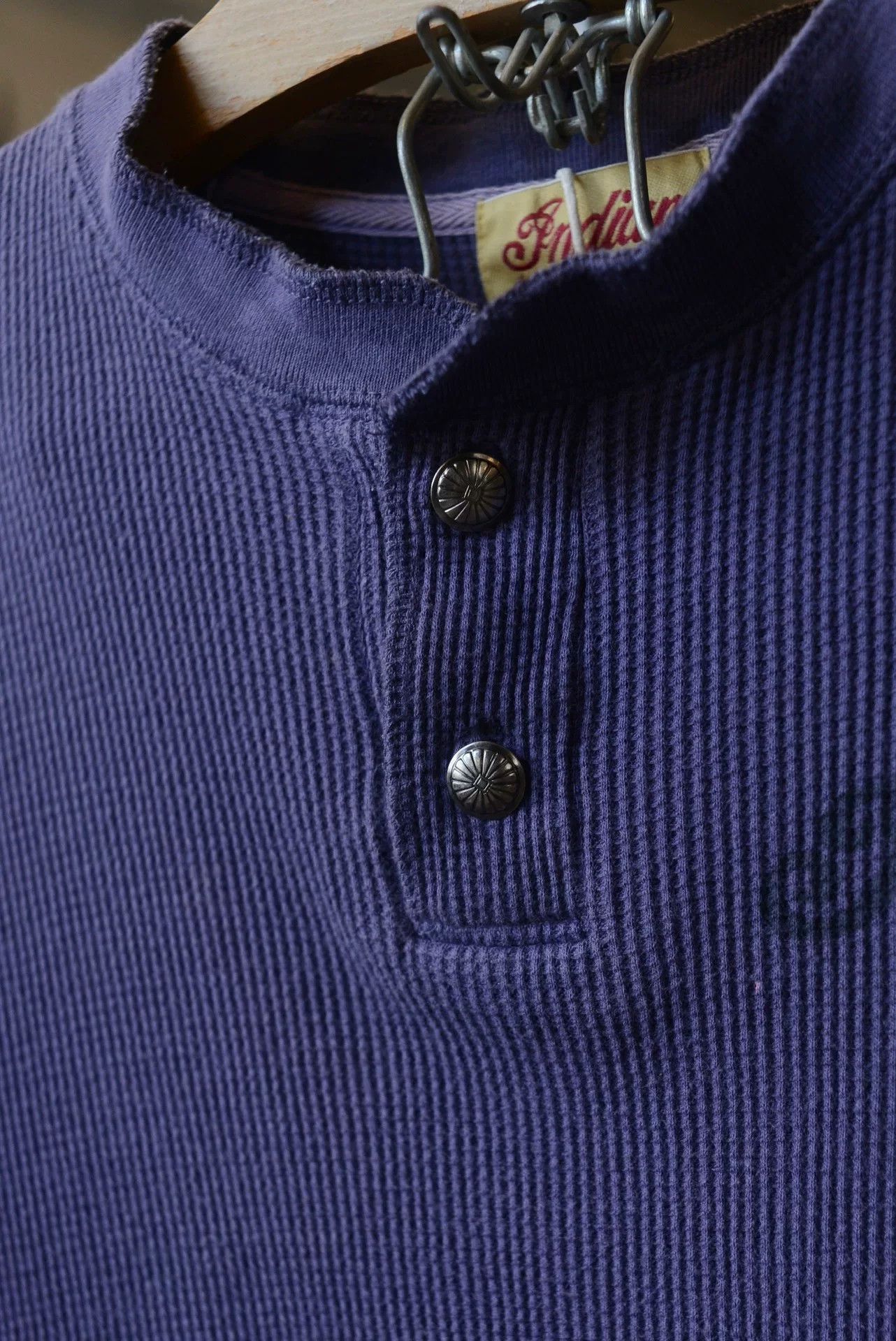 Indian Motorcycle Indian Motorcycle Purple Waffle Knit Short Sleeve Size US M / EU 48-50 / 2 - 3 Thumbnail