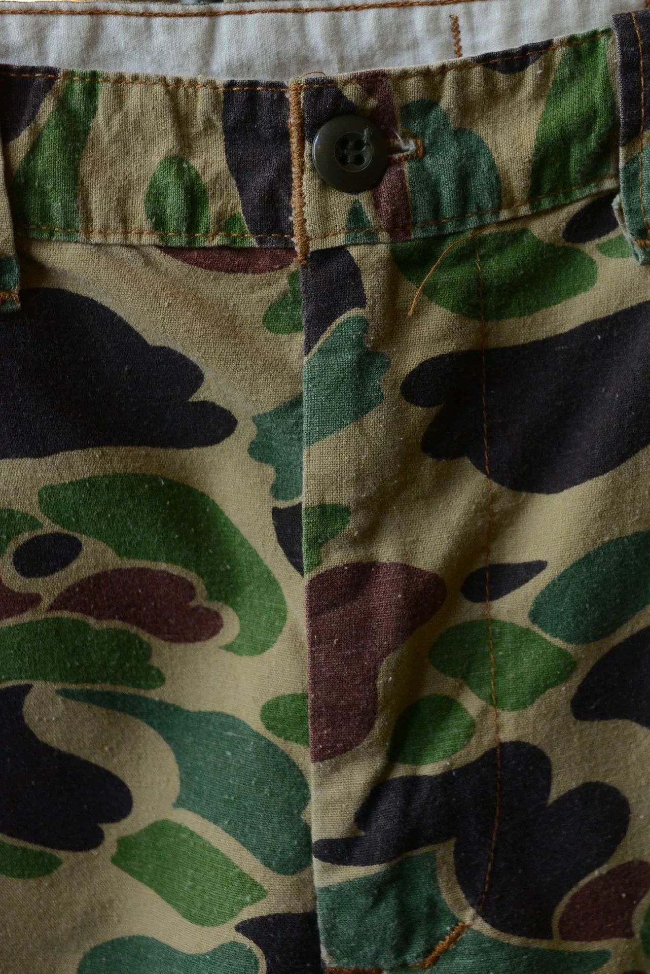 SafTbak 1970s-80s US Duck Camo Cargo Pants Size US 26 / EU 42 - 5 Thumbnail