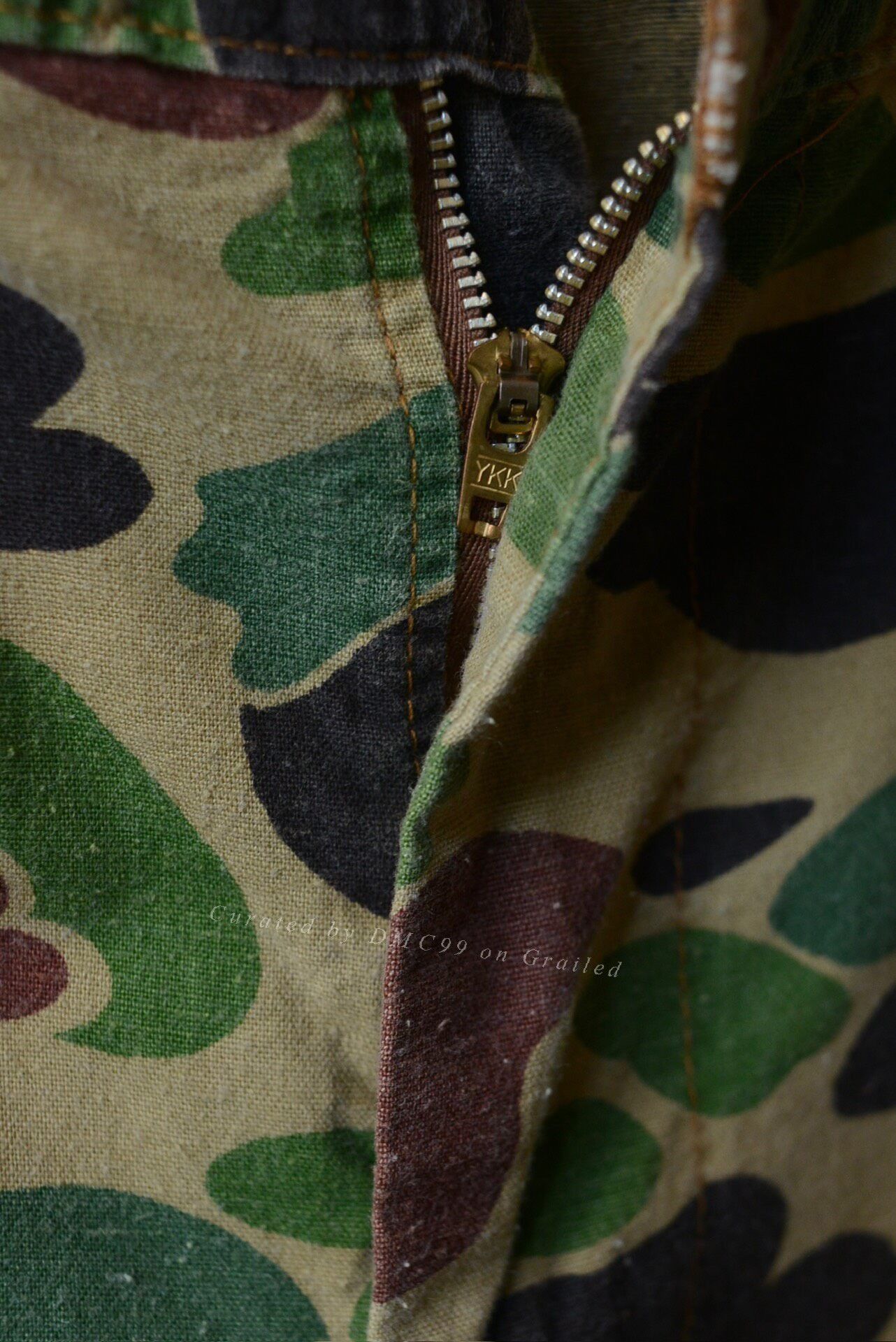 SafTbak 1970s-80s US Duck Camo Cargo Pants Size US 26 / EU 42 - 6 Thumbnail